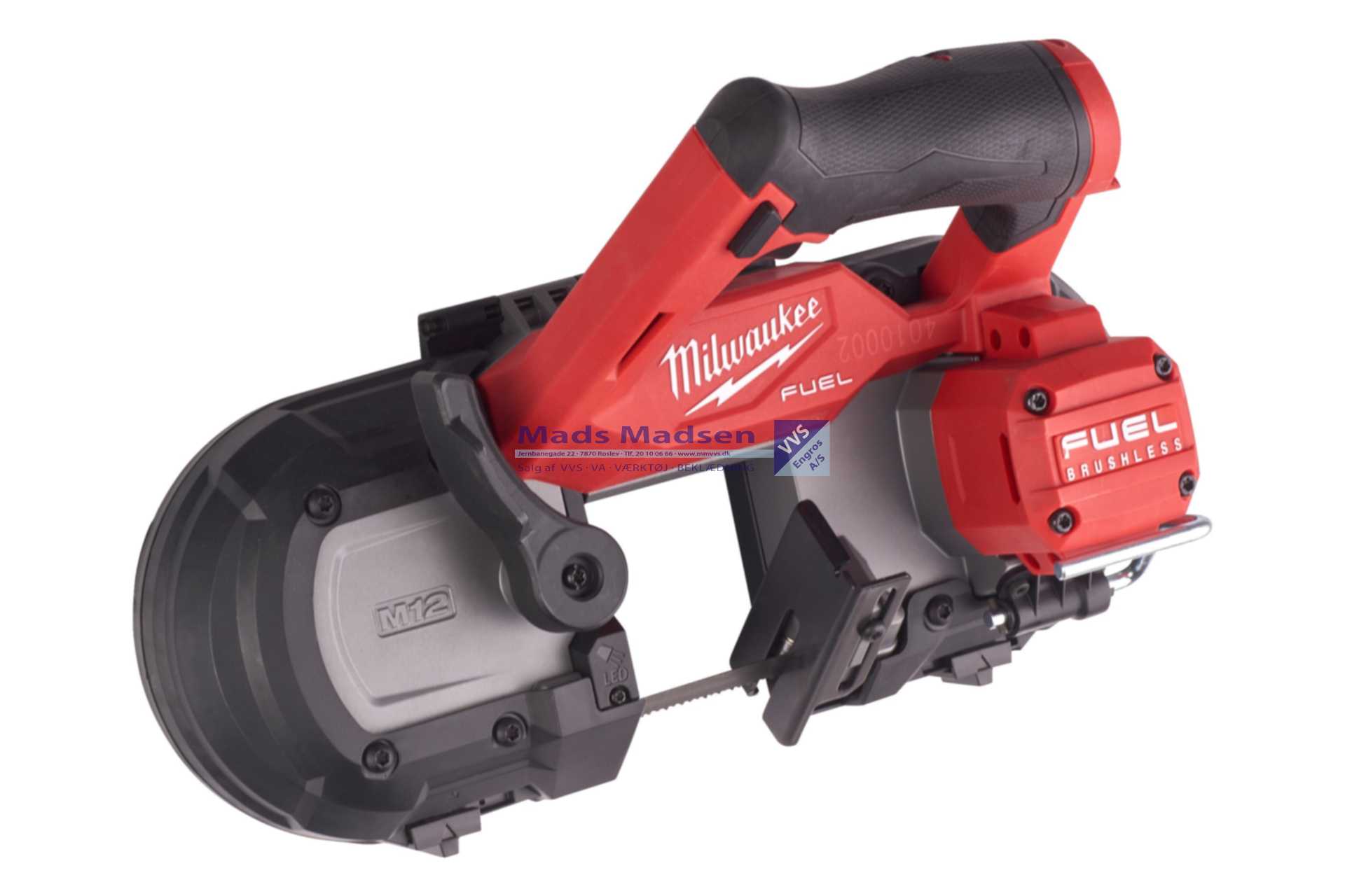 Milwaukee M12 FUEL kompakt båndsav FBS64-0C 4933478440 *NETTOPRIS*