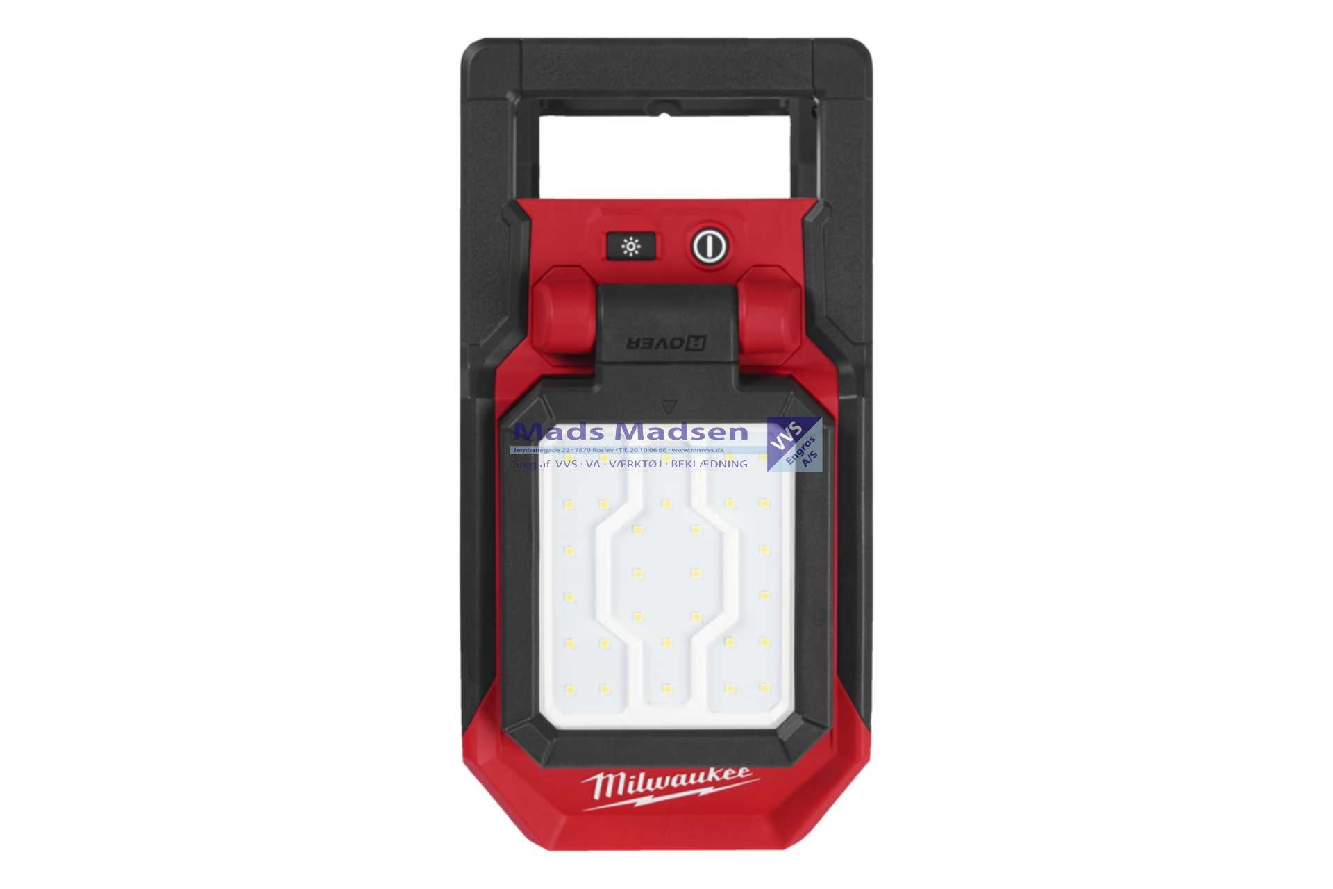 Milwaukee M18 PAL2-0 arbejdslampe 2.000 Lumen drejbar m/ magnet Solo 4933493547 *NETTOPRIS*