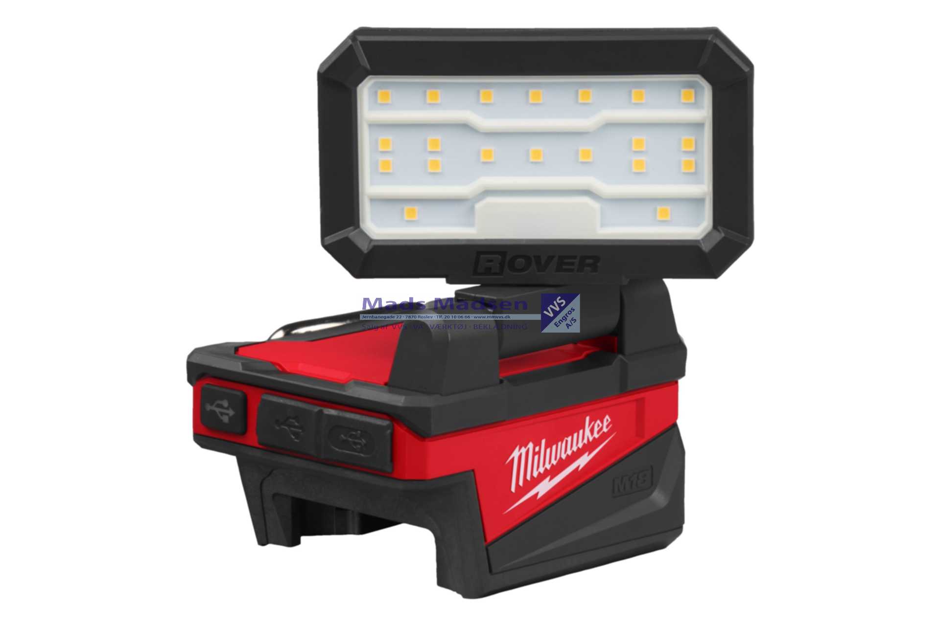 Milwaukee M18 Områdelys med op til 1.000 lumen ALIS-0 4933498148 (K) *NETTOPRIS*
