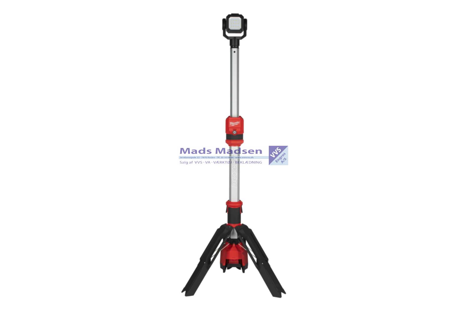 Milwaukee M12 Arbejdslampe på stativ 1.400 Lumen SAL-0 4933464823 *NETTOPRIS*