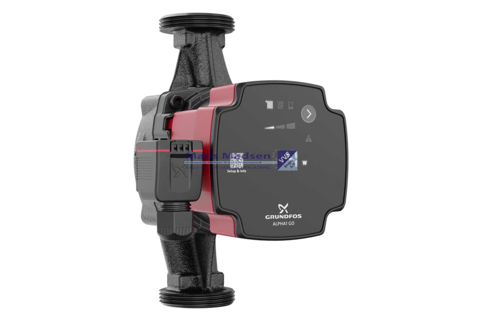 Grundfos Alpha1 GO 25-40 180 mm (uden Auto Adapt)