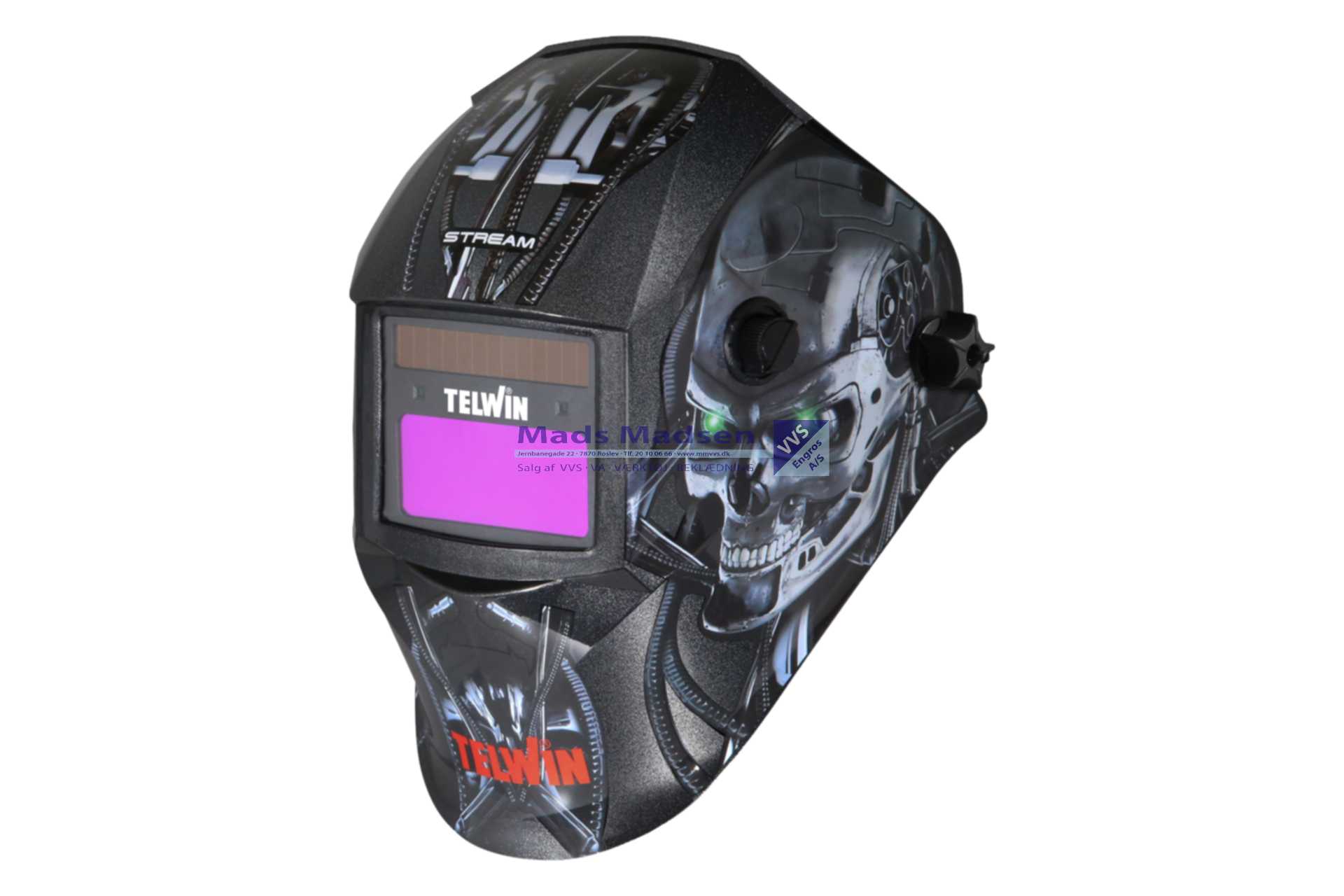 Telwin Stream aut. svejsehjelm DIN 4/9-13