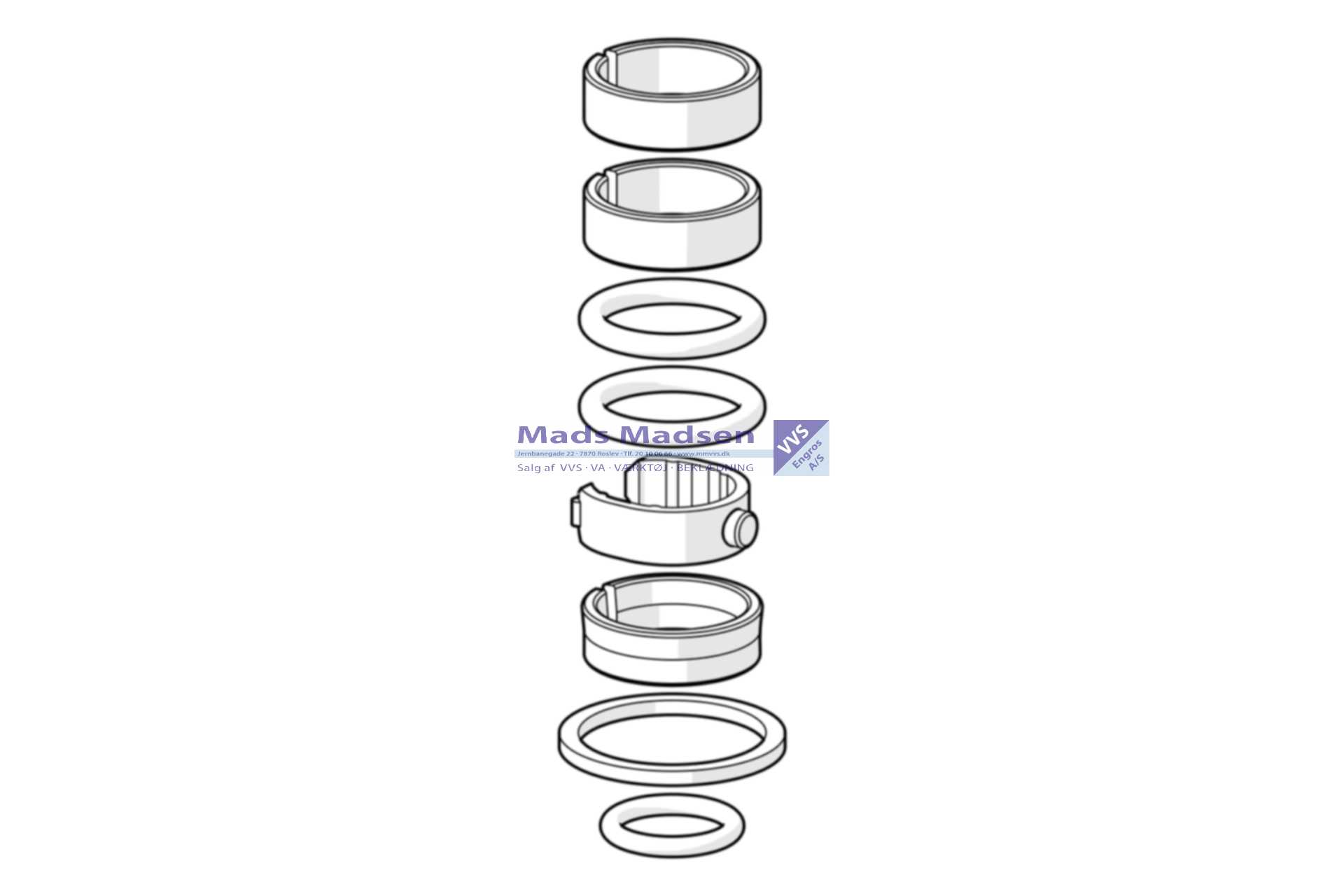 Oras pakningssæt til tud f/Oras Saga 3931F 1001098V
