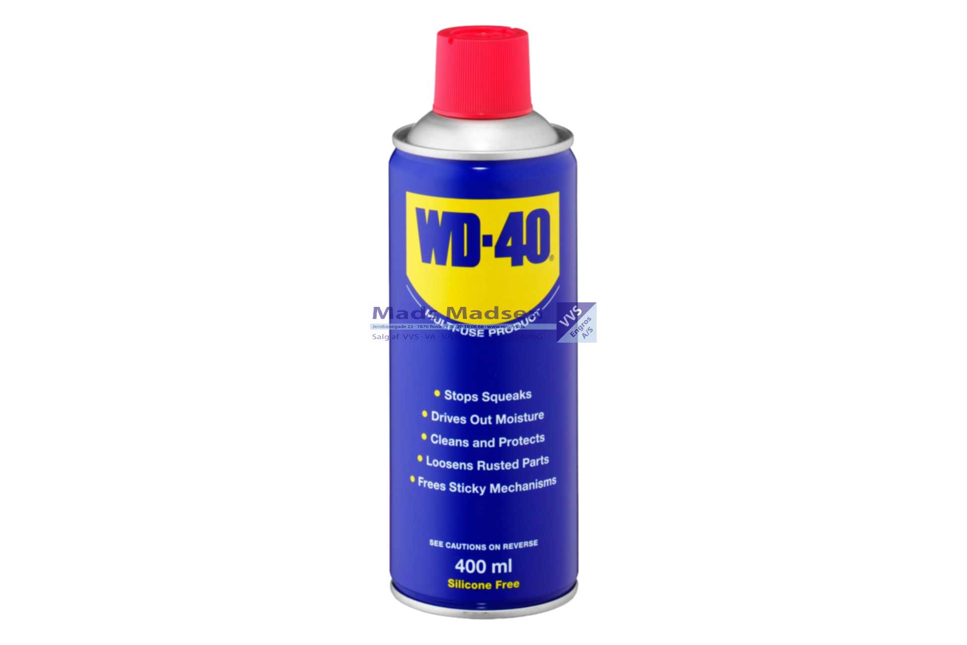 WD-40 á 400 ml. - UN 1950 - Farekl. 2.1 *NETTOPRIS* (S)