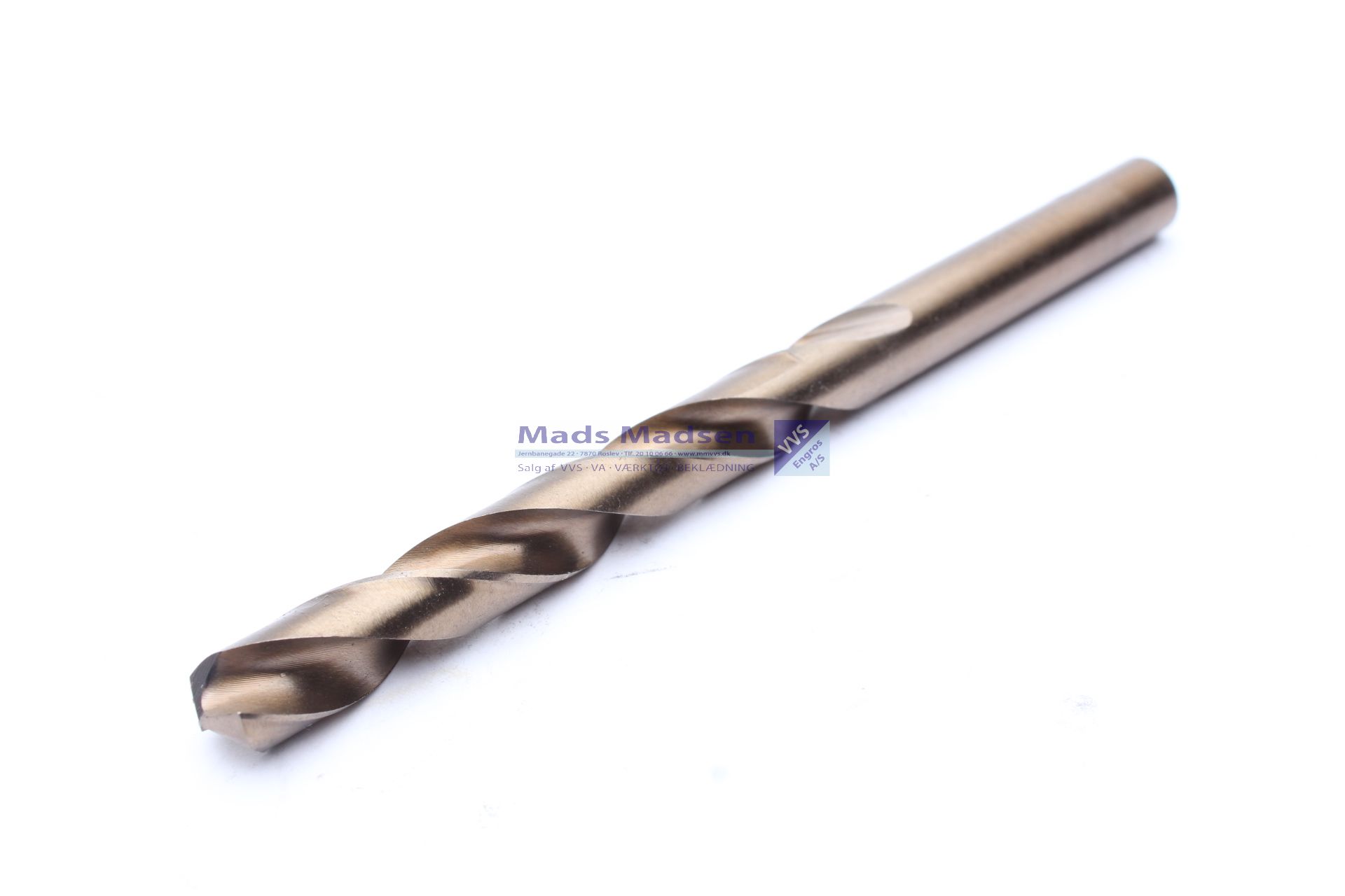HSS-CO spiralbor 8,0mm slebet DIN 338 t/rustfri