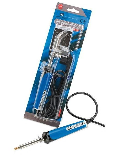 Kemper Loddekolbe 60W m/ lige+bøjet spids incl.bordholder 170080