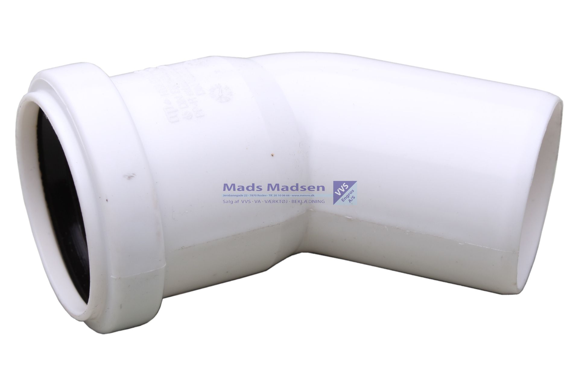 40 x 45gr PP bøjning HVID 20 stk/krt