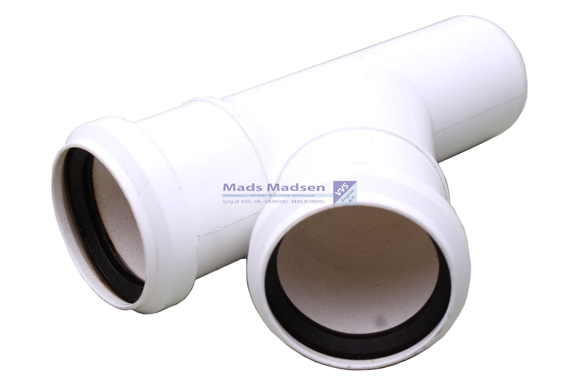 40/40 x 45gr PP grenrør HVID 20 stk/krt