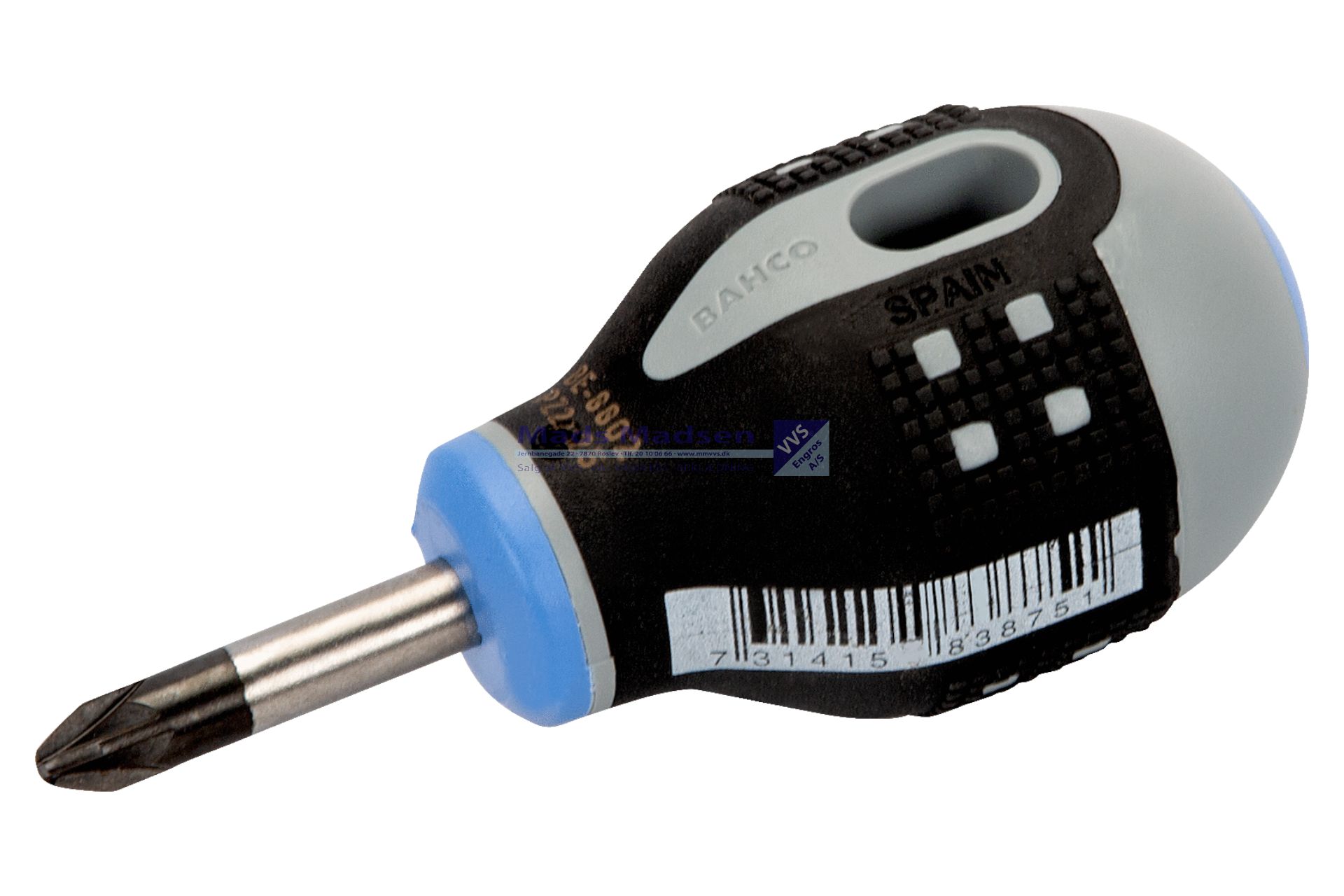 Skruetrk.Tumling Bahco Ergo 8802 PZ2 x 25mm *NETTOPRIS*