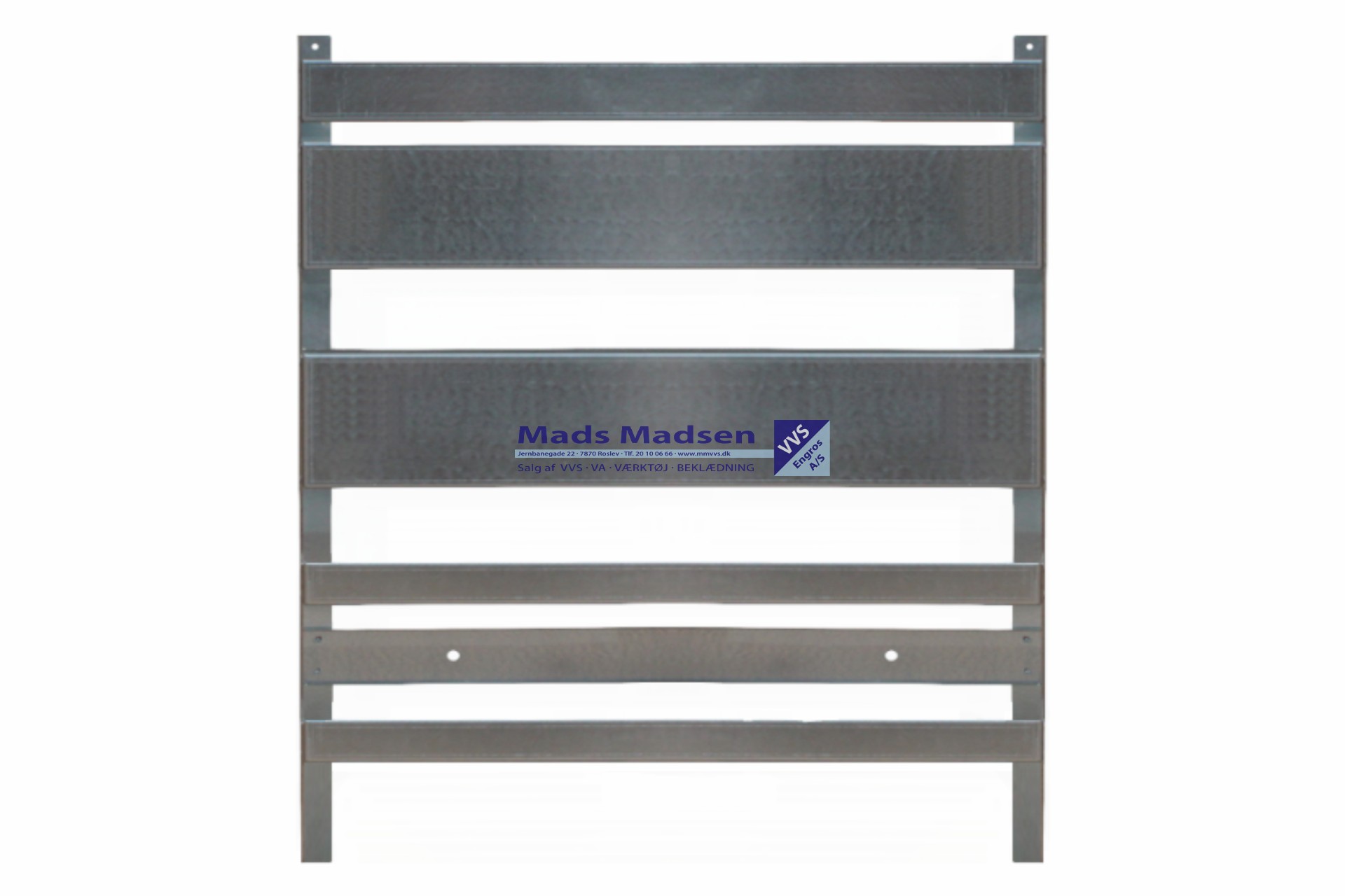 Flow-Heat Bundmodul - 1,5mm galv. plade - m/opbygning - BAGFRA