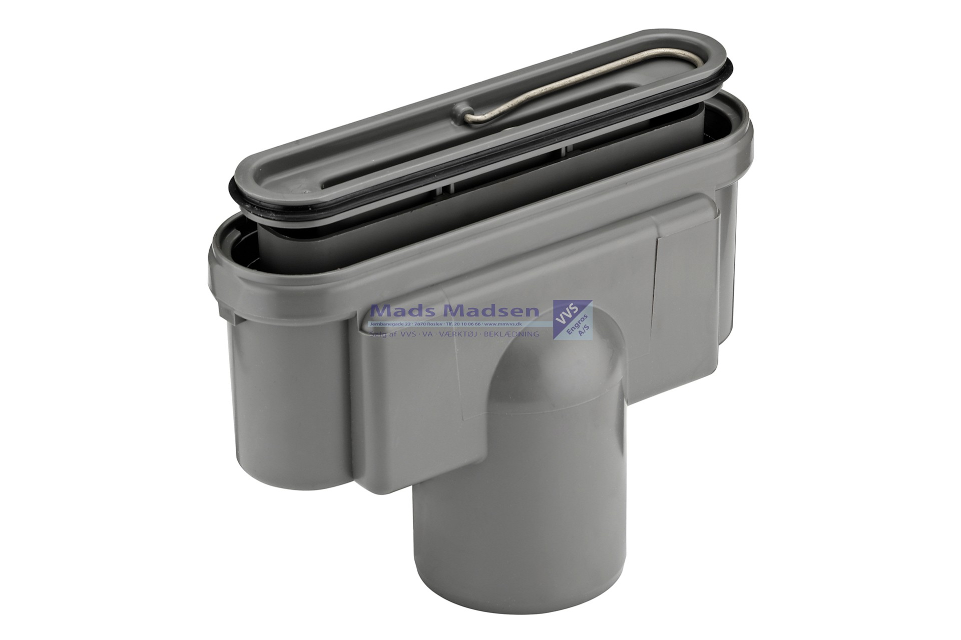 Unidrain skål 75mm lodret udløb m/vandlås (S)