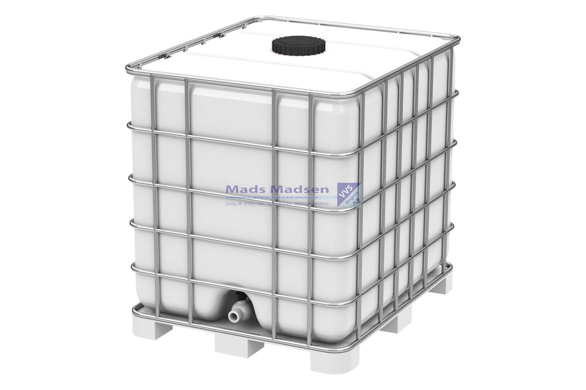 IPA Sprit 99,7% 1000 ltr/pl. (+pant) - UN 1987 - Farekl. 3 *NETTOPRIS*