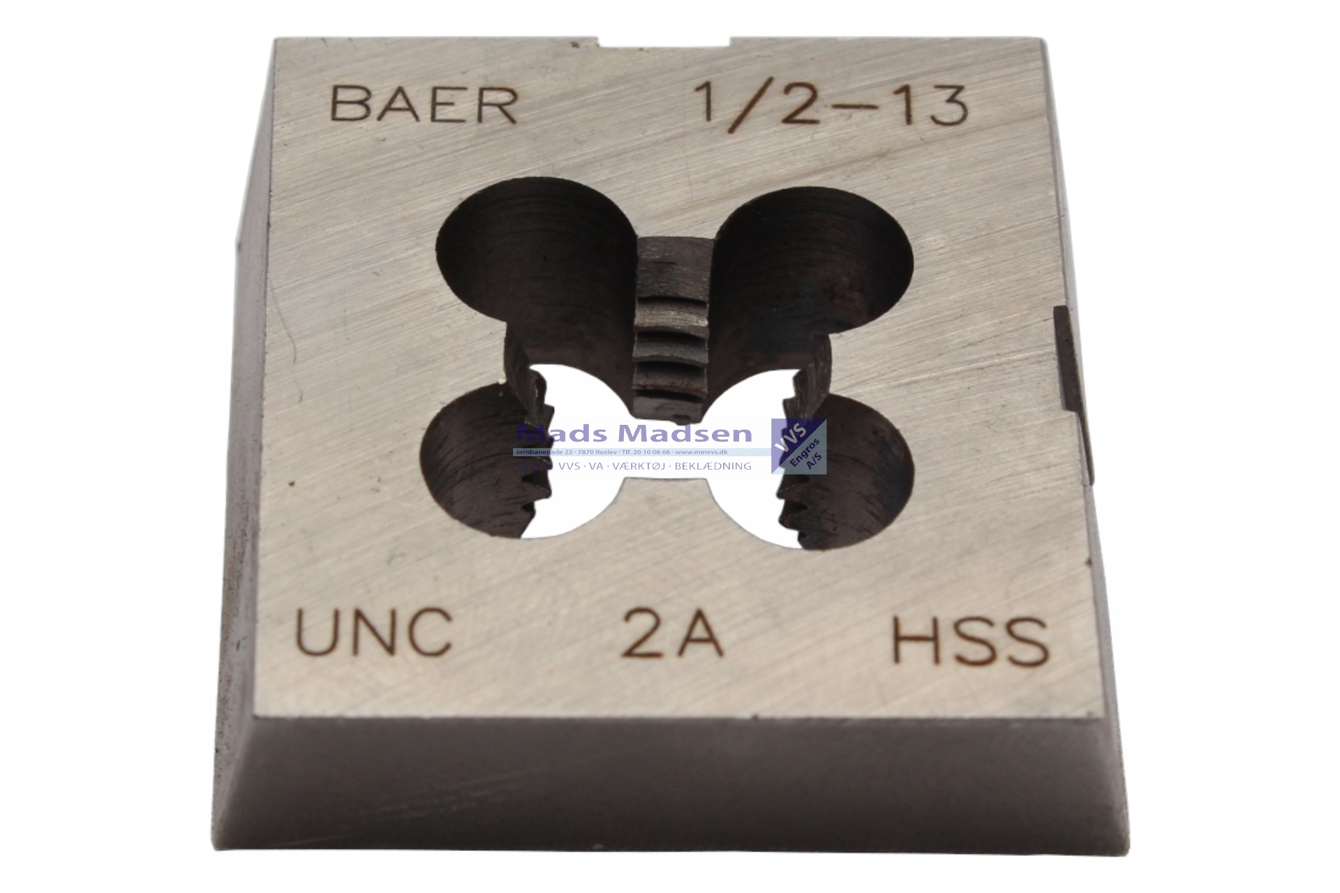 HSS gevindbakke 1/2" -13 UNC 4 kt. nr. 1 38 x 38