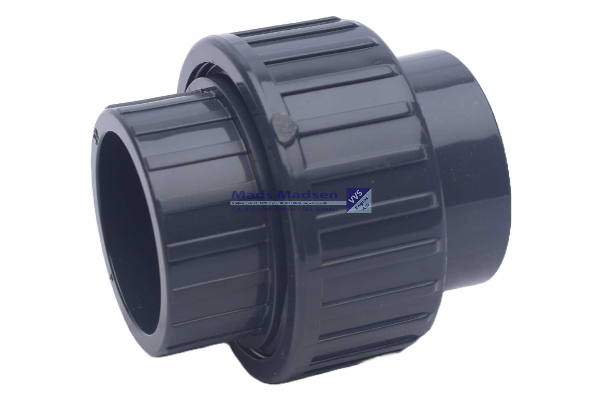 63mm Plasson pvc union