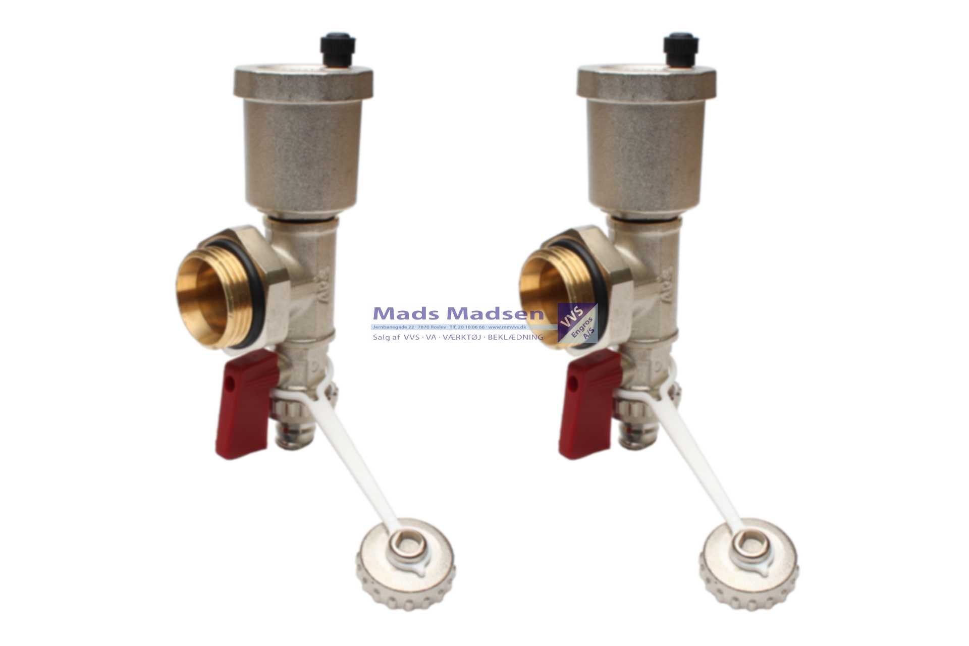 APE GV-unit endestykkesæt m/aut. luftudlader og aftap