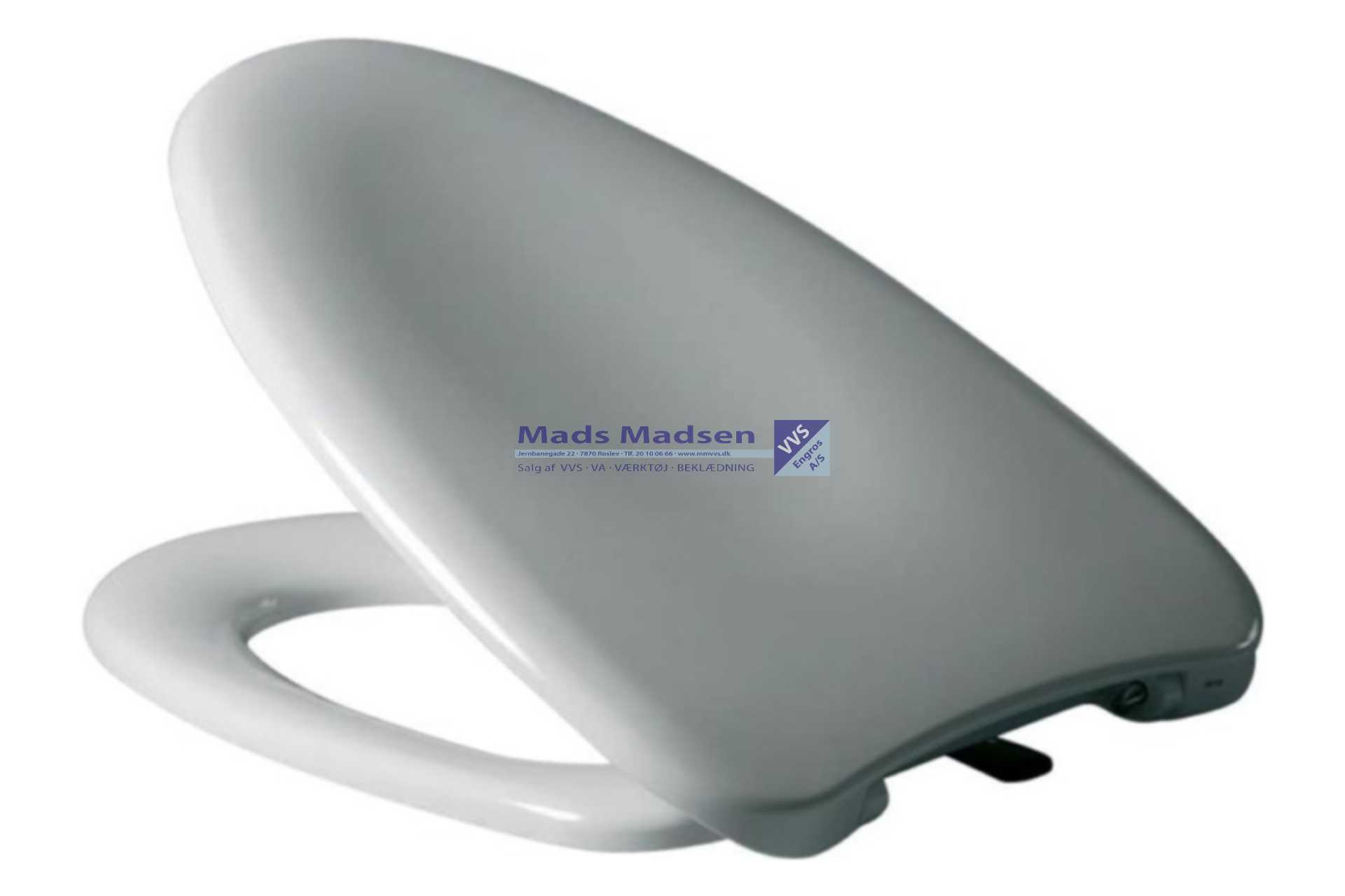 Sæde Haro f/ Ifø Cera hvid fast beslag