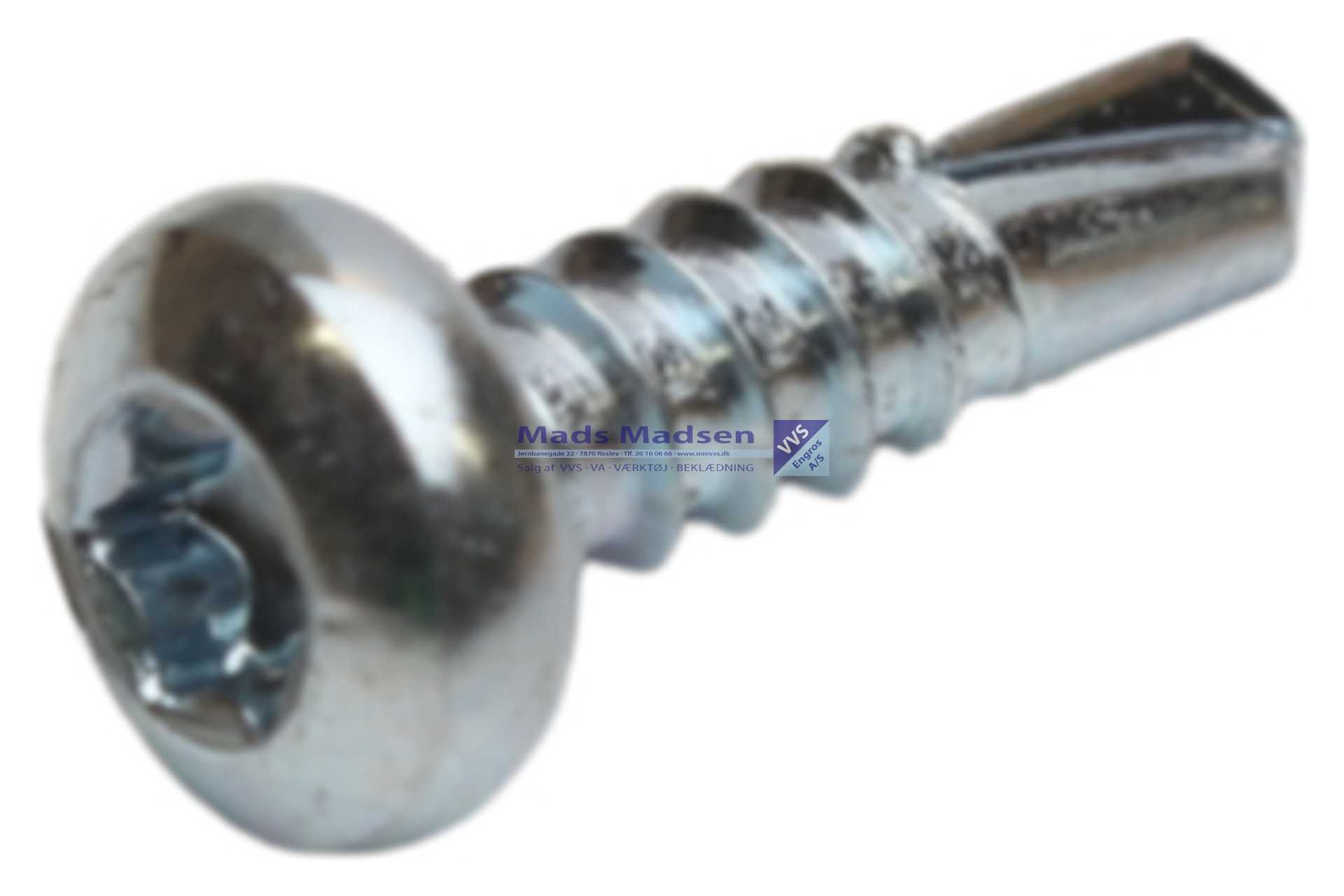 3,5 x 13 Boreskrue DIN 7504N FZB PH Torx 1000 stk/pk