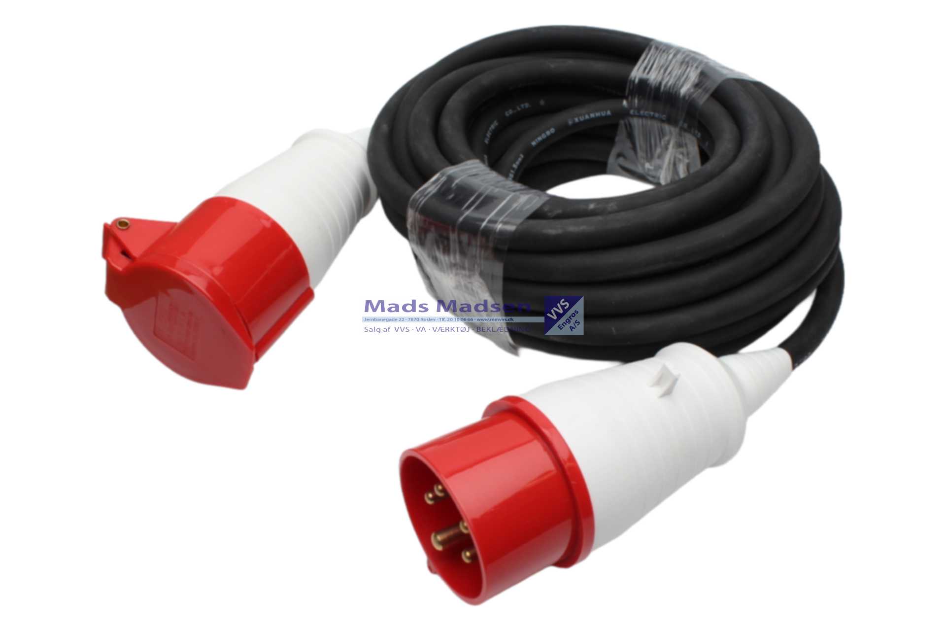 Hero Forlængerledning CEE 400V 16A 5x1,5mm2 á 10 mtr. 5395-610