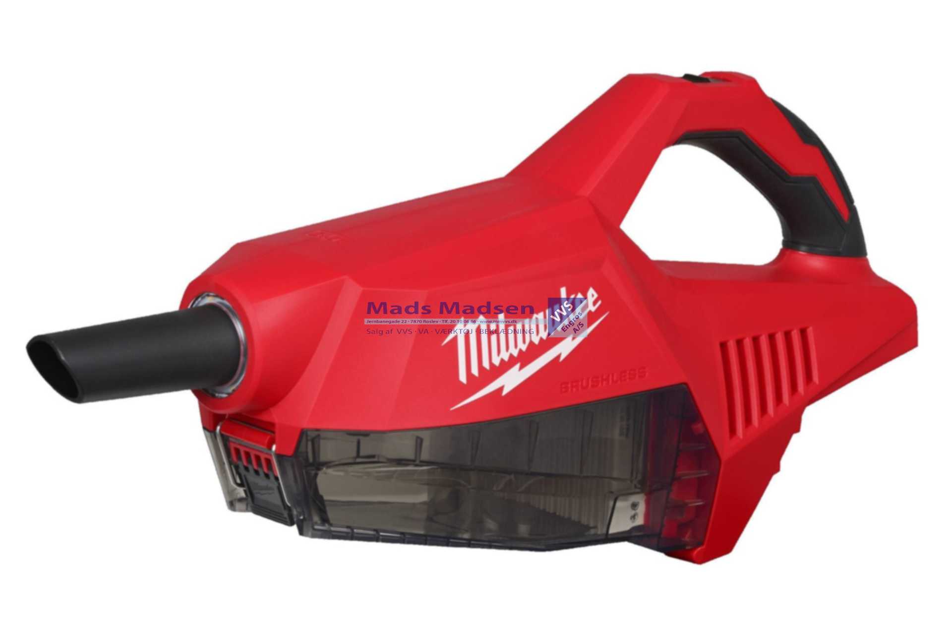 Milwaukee M18 BLCV2-0 Håndstøvsuger med HEPA filter 4933500788 *NETTOPRIS* (K)