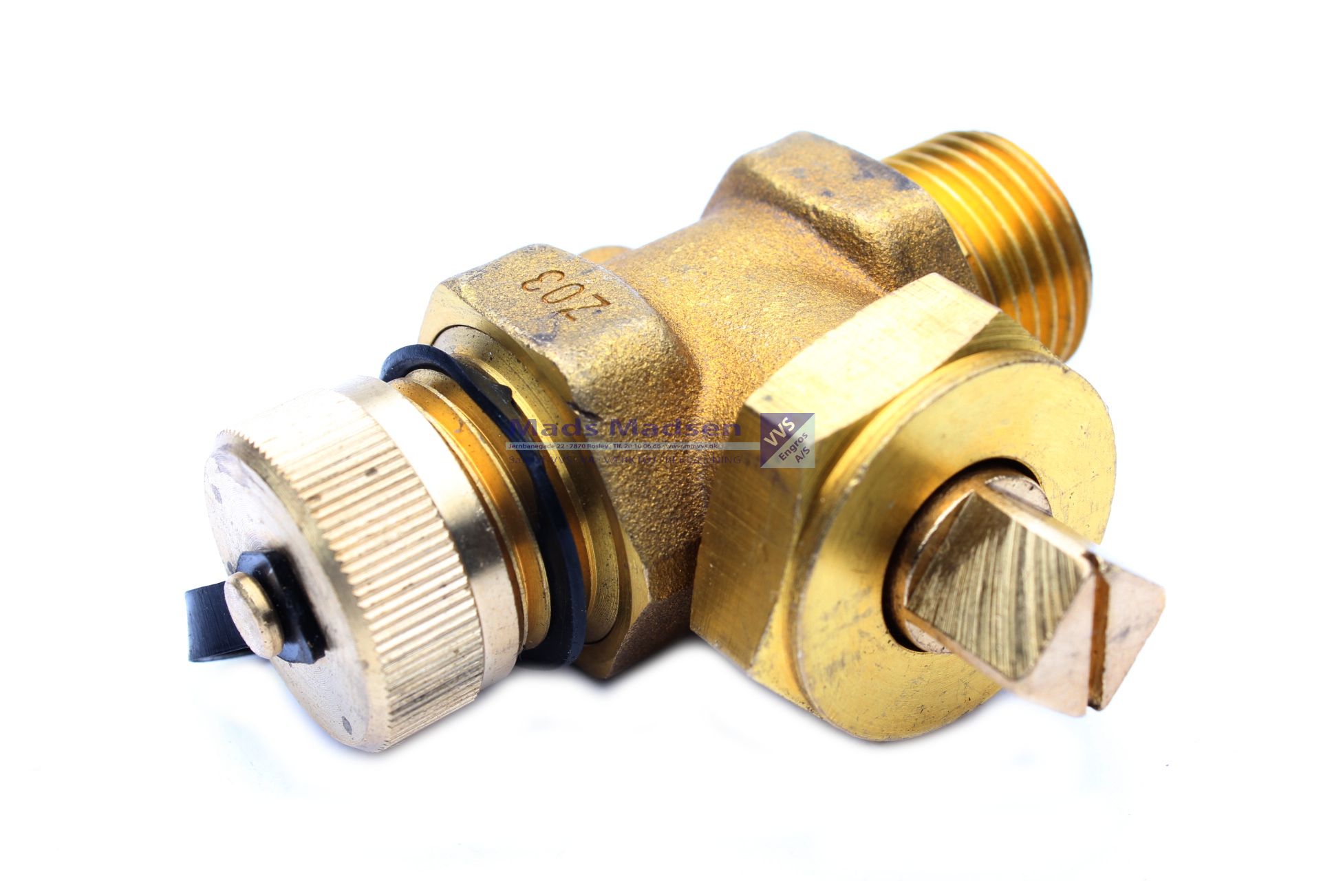 1/2" Frese bundstophane n-n m/slutmf.