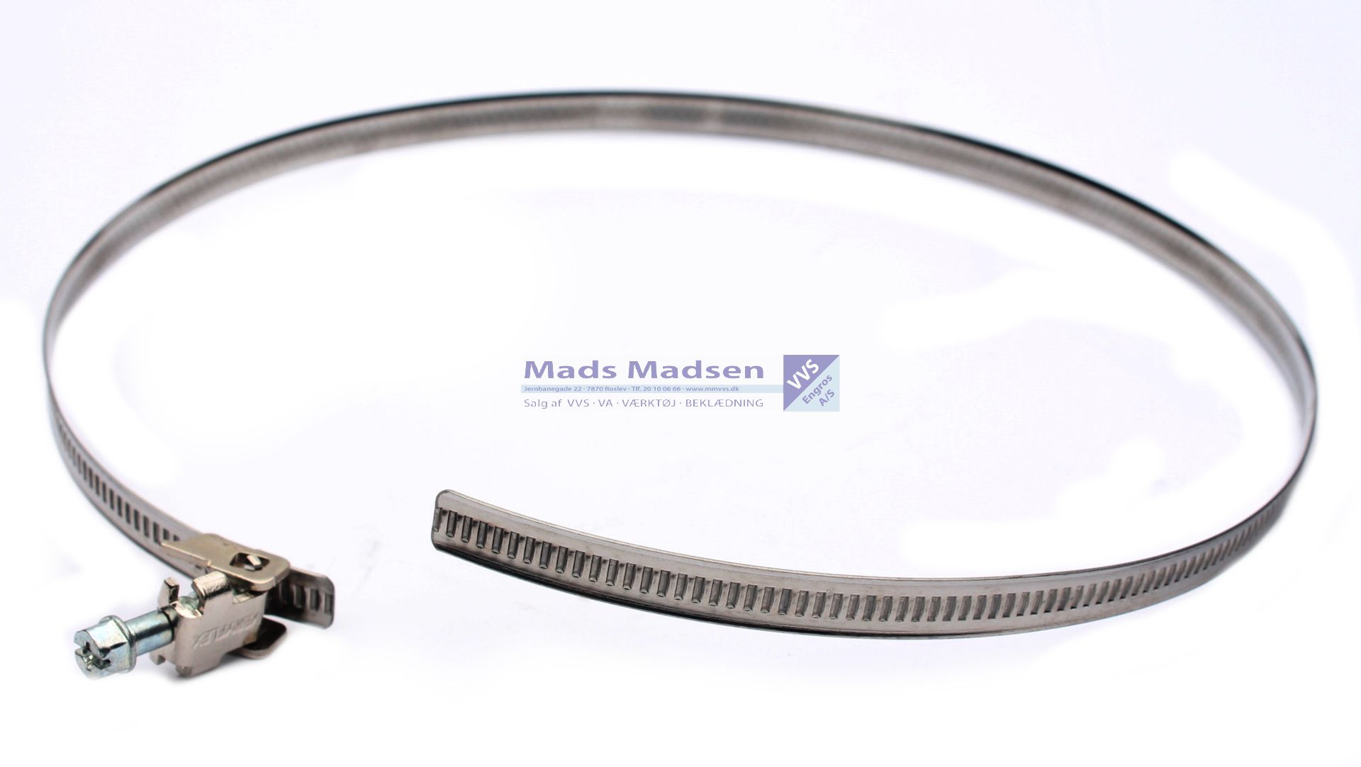 Rustfri spændebånd Easyclip 25-225mm