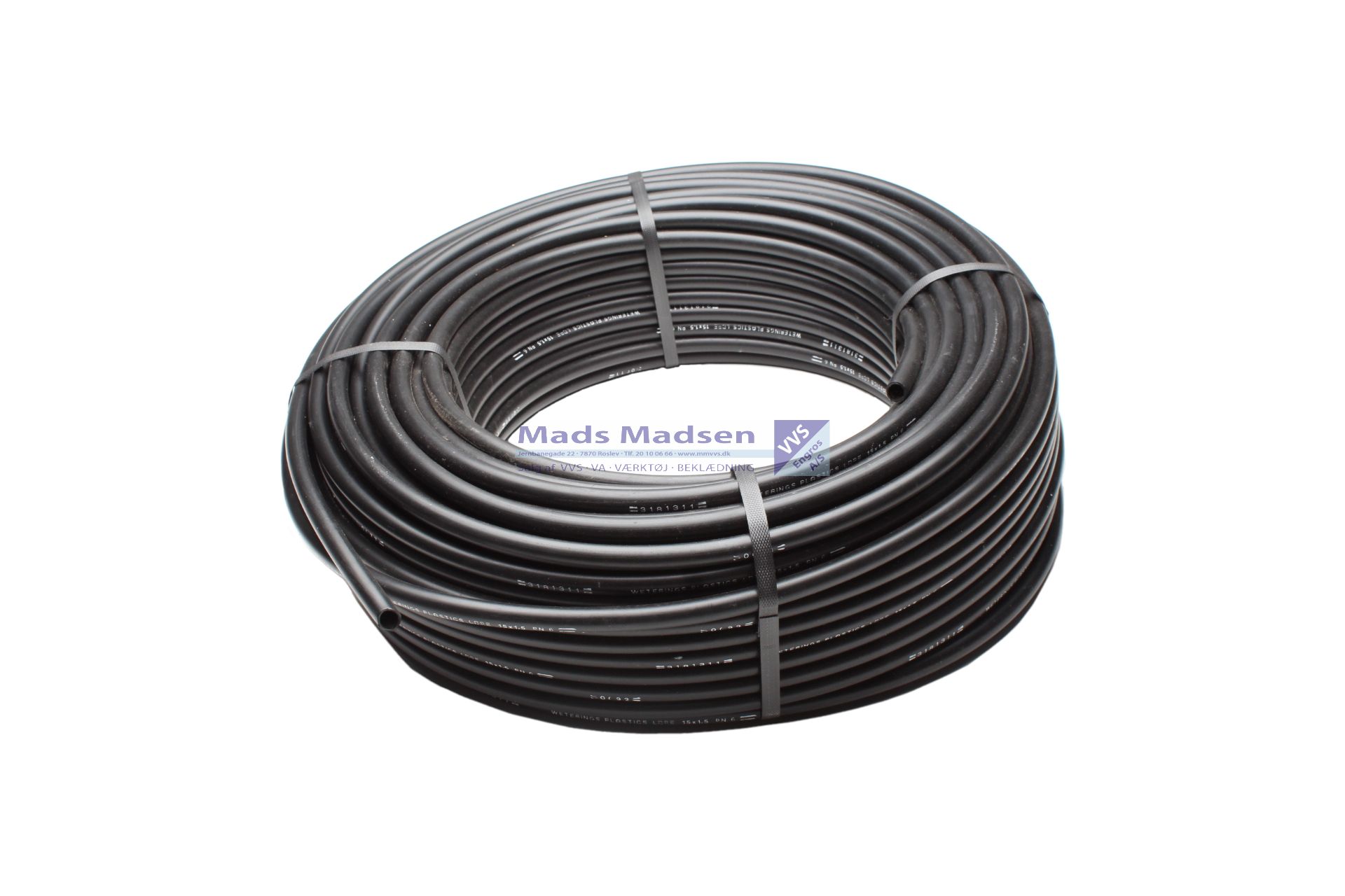 15mm Aqua-speed rør sort 100 mtr/rl