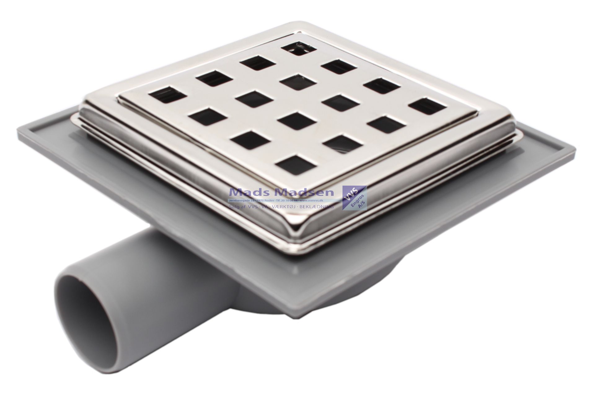 32mm Purus Maxiflex Mini afløbsskål 100 x 100mm højde 58mm