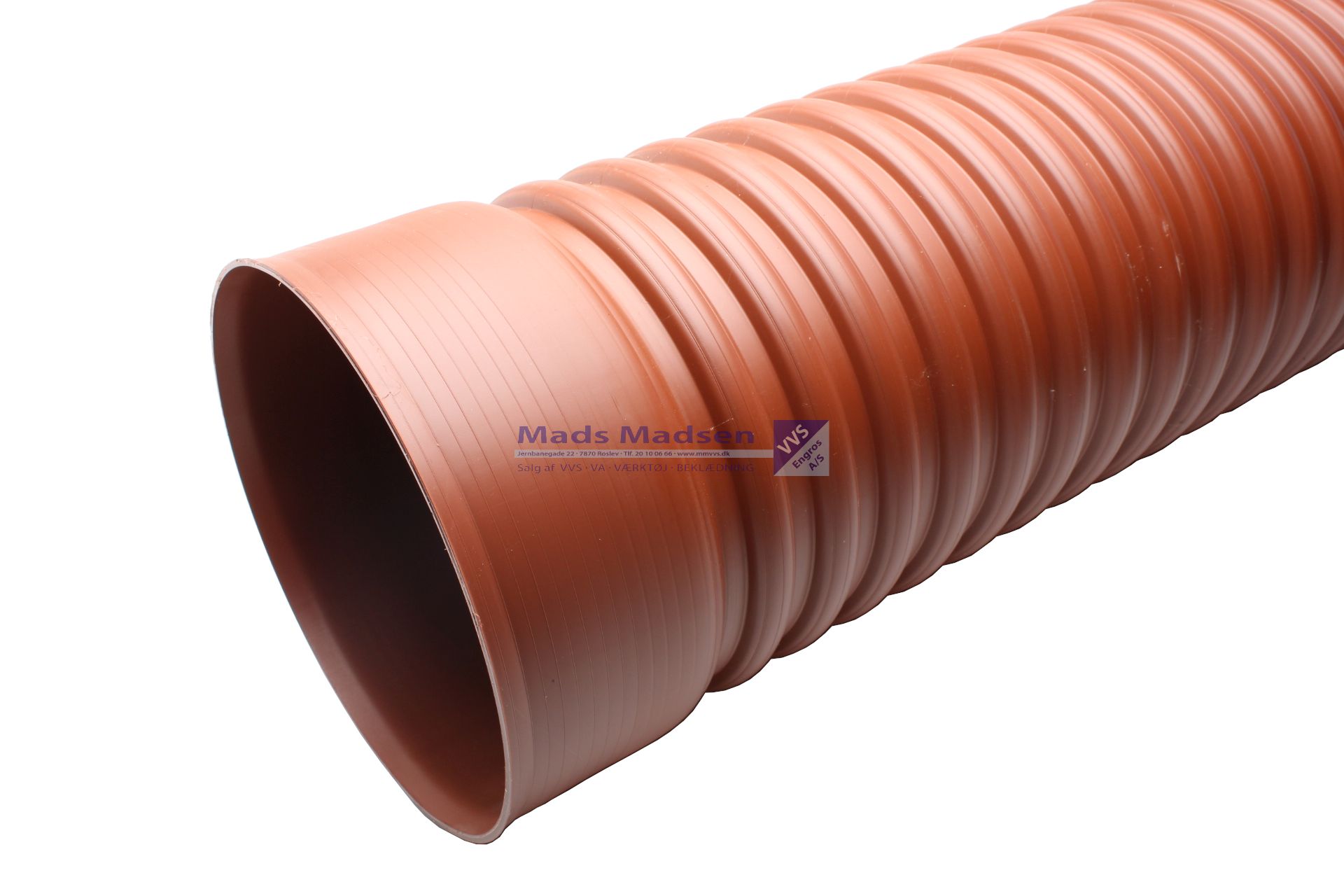 315 x 6000mm PP opføringsrør med muffe