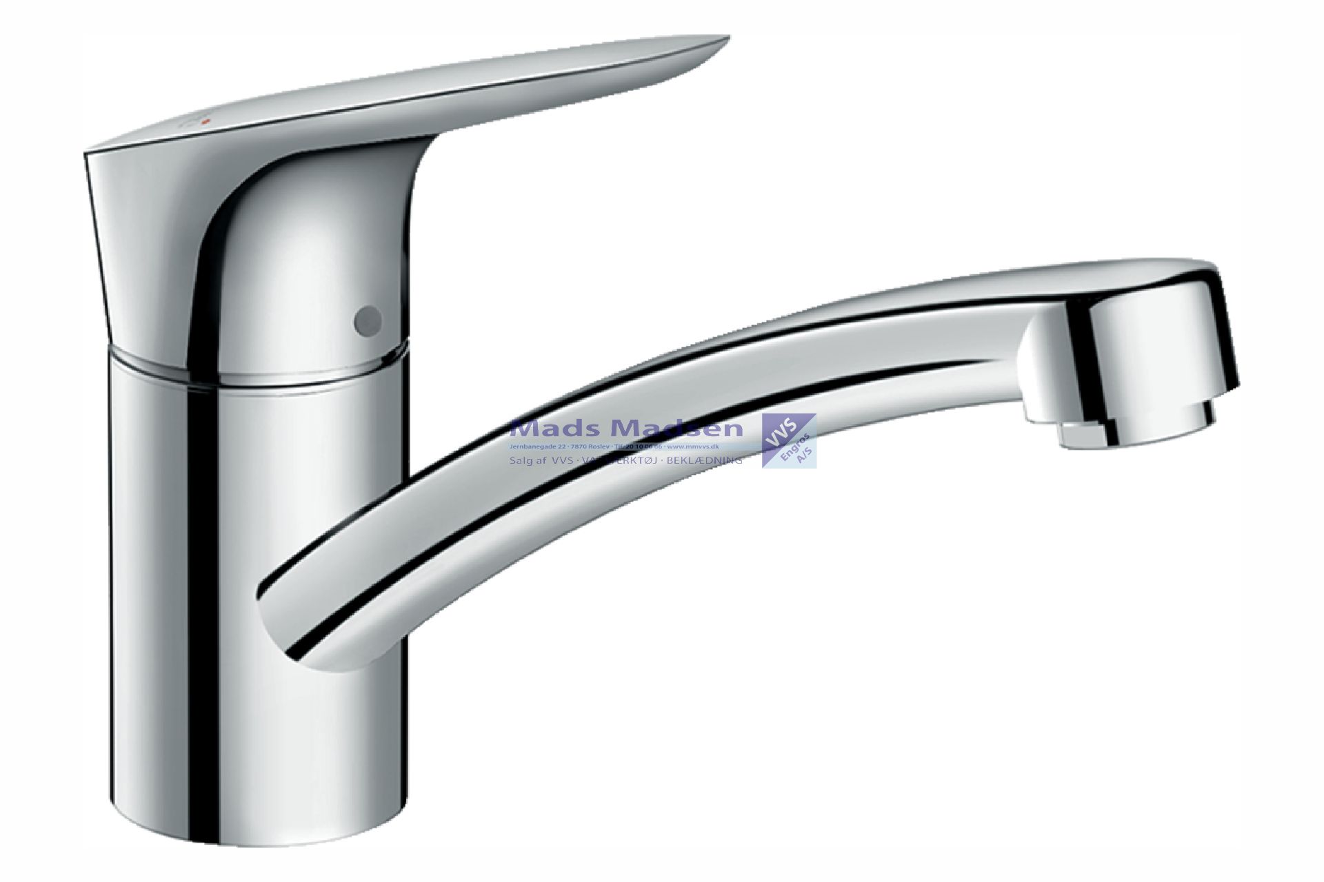 HansGrohe Logis 120 krom køk.batteri L-tud fremspring 202mm