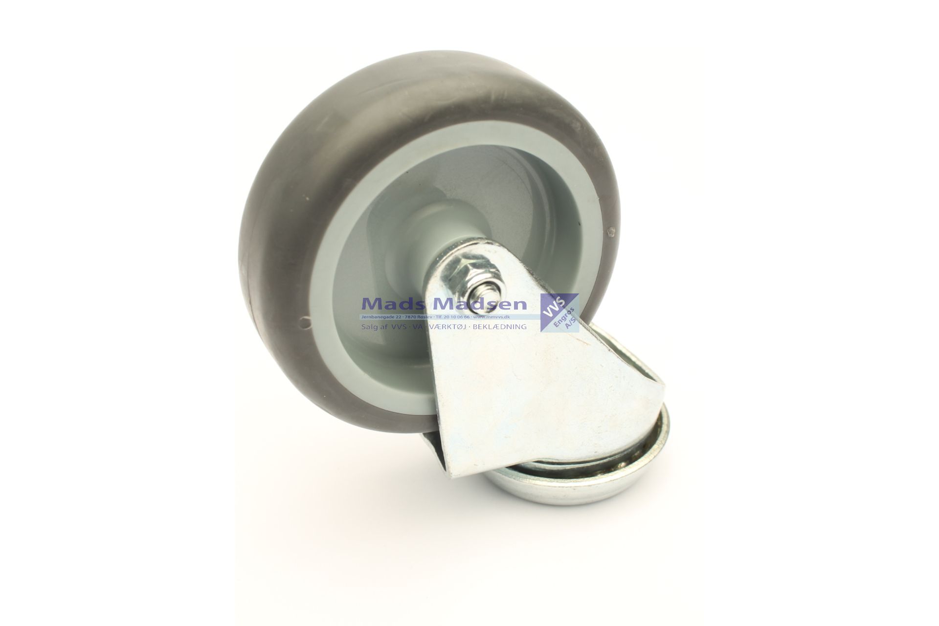 100mm Apparathjul drejelig med Ø12 hul højde 134mm 90 kg. 5764155