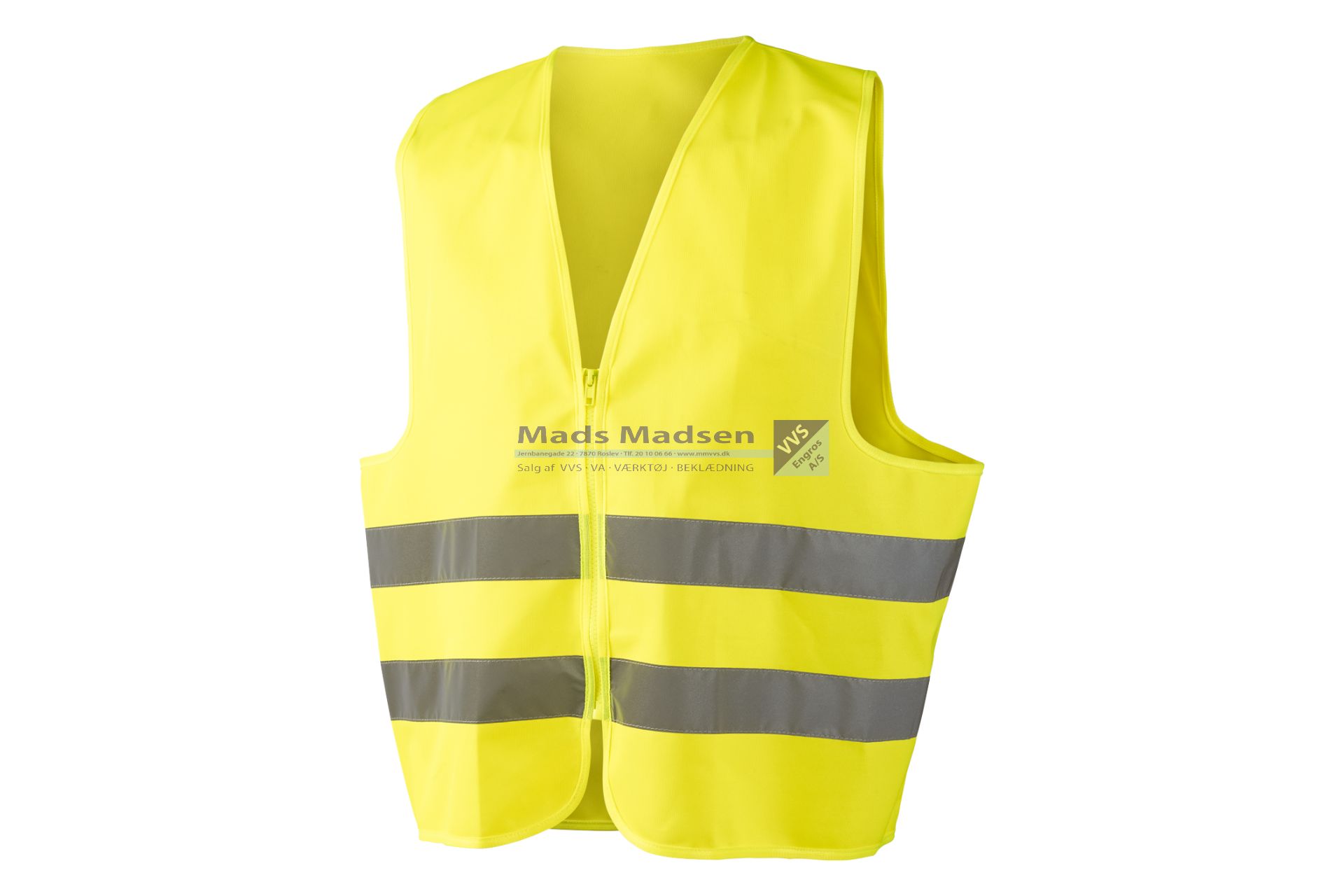 JAK EN471 Refleksvest 11116  Gul M/L Klasse 2