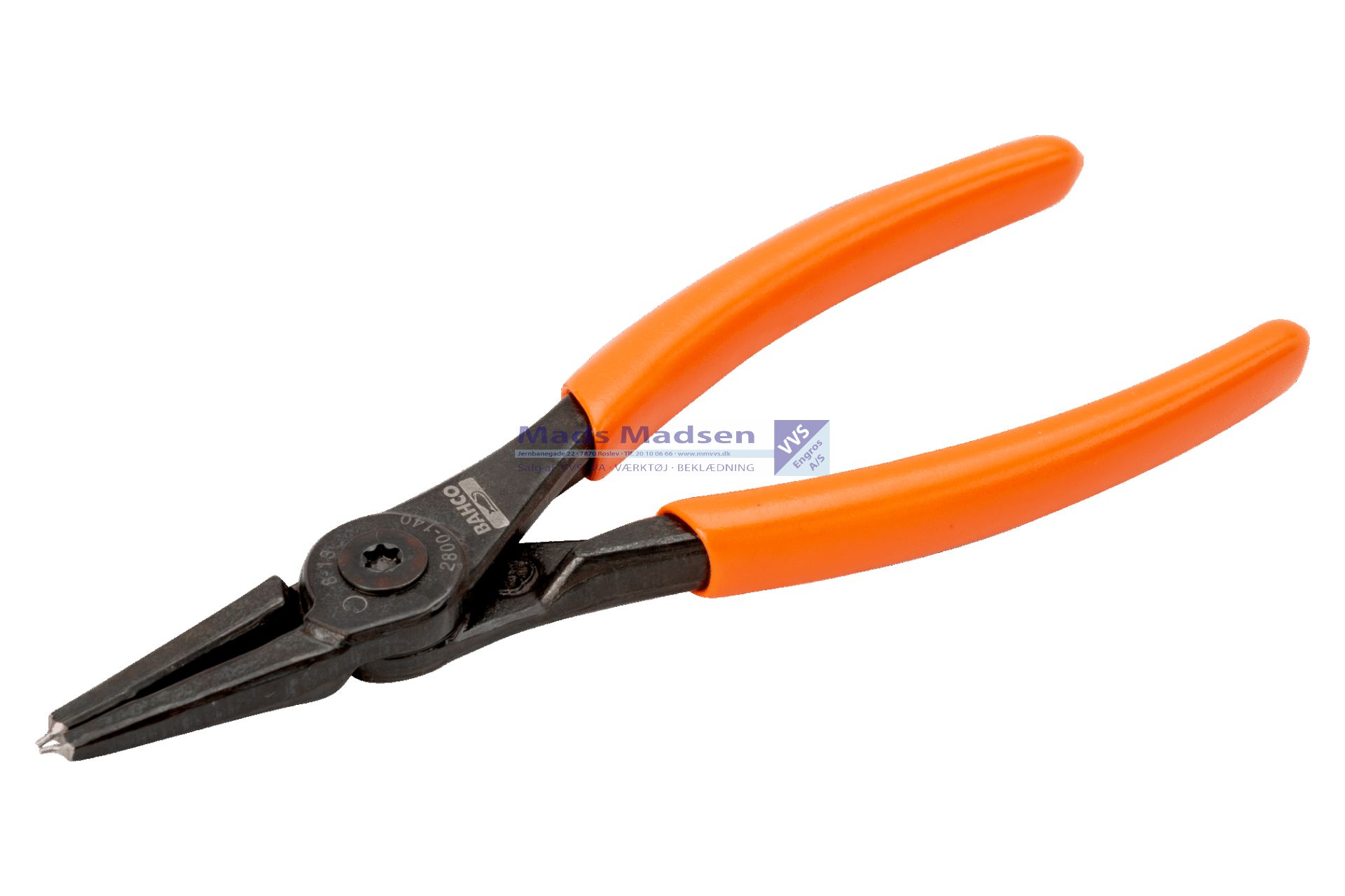 Låseringstang Bahco 2800-140mm LIGE INDV. 8-15mm *NETTOPRIS*