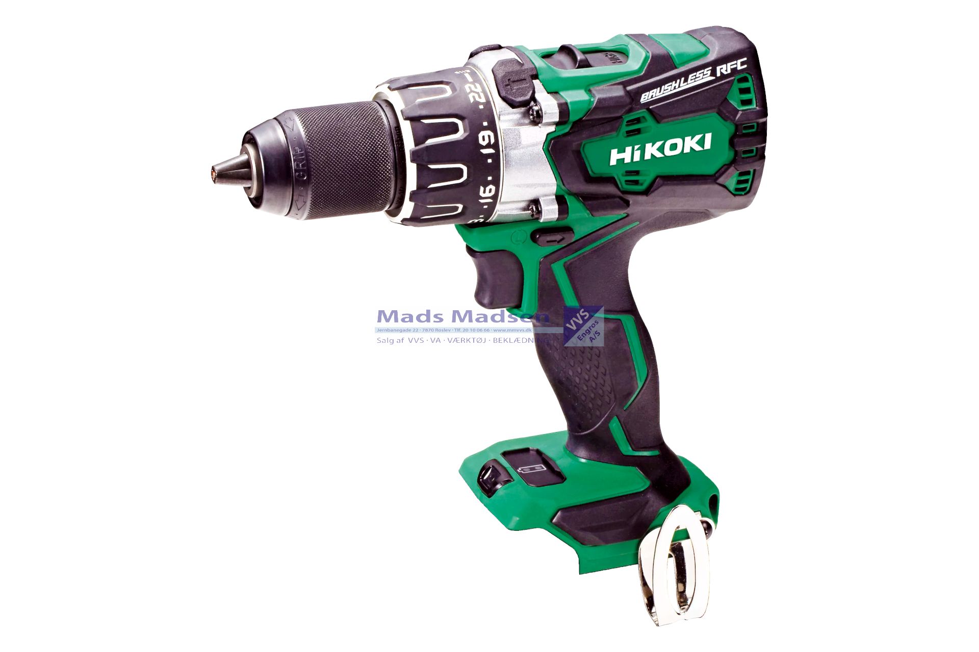 Hitachi / Hikoki Boreskruemaskine DS18DC 18V TOOL ONLY 140 Nm kulfri pap *NETTOPRIS*
