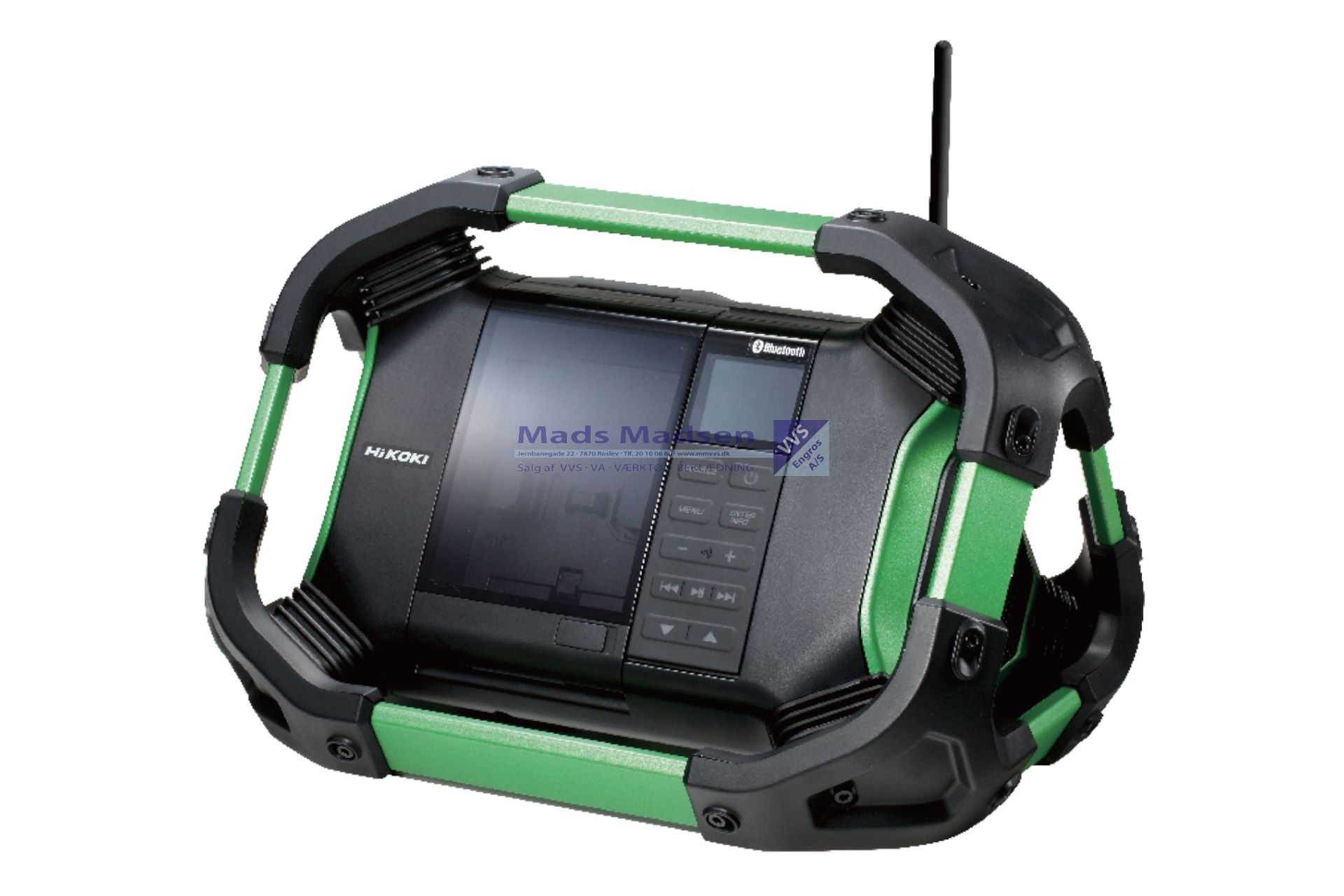 Hitachi / Hikoki Håndværkerradio UR18DSDL DAB/DAB+/FM/AM/Bluetooth 14,4-18V *NETTOPRIS*