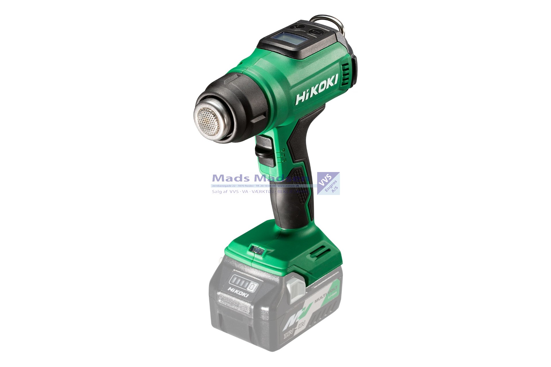 Hitachi / Hikoki Varmluftpistol RH18DA HSC TOOL ONLY *NETTOPRIS*