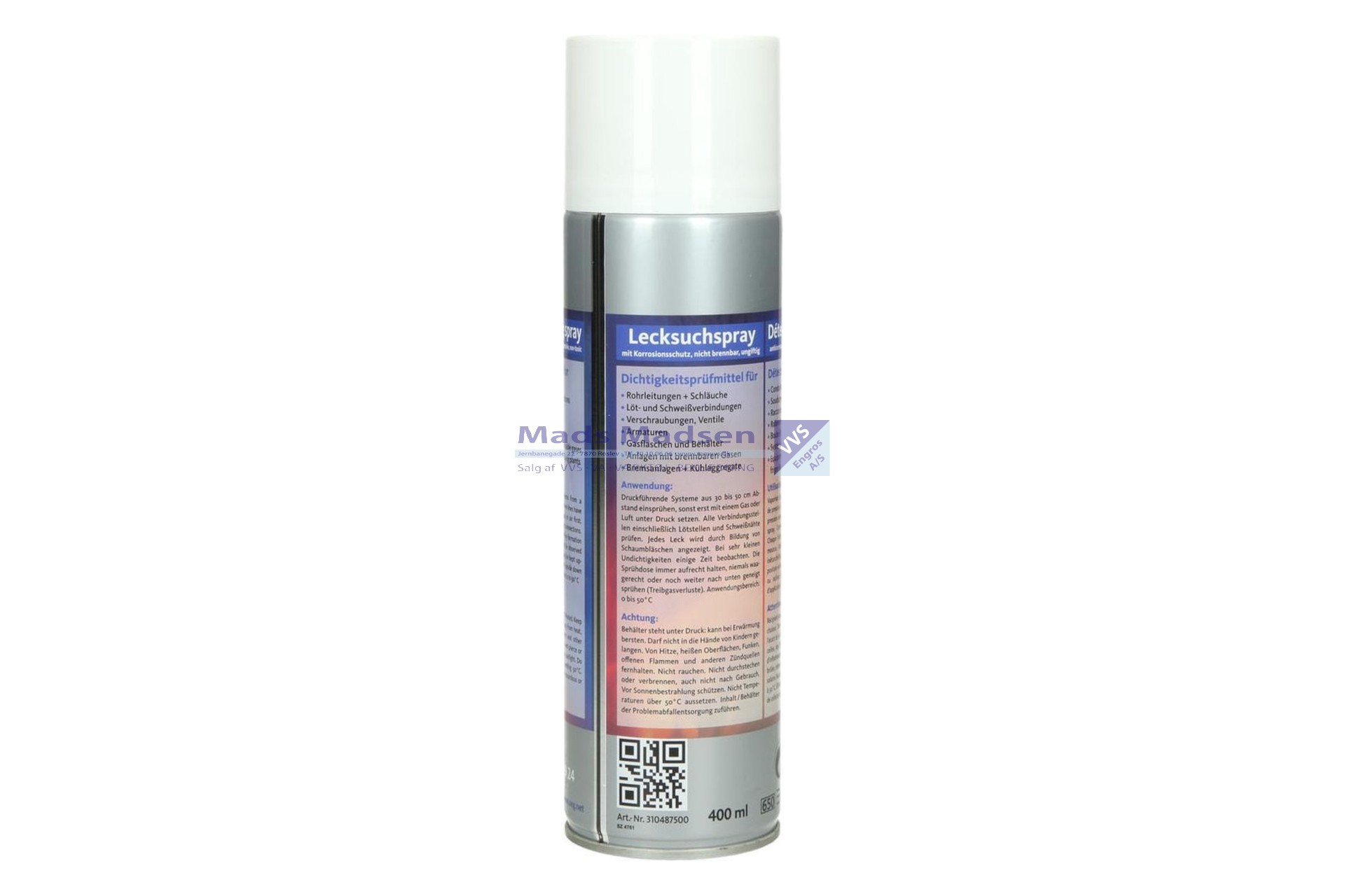 Lækagespray á 400 ml. - Farekl. 2.2 *NETTOPRIS*
