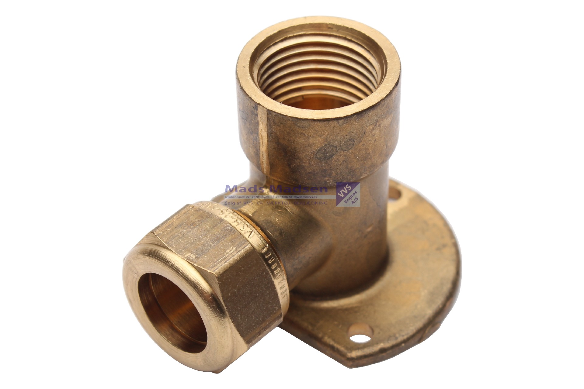 15mm x 1/2" kompressions dækvinkel VSH