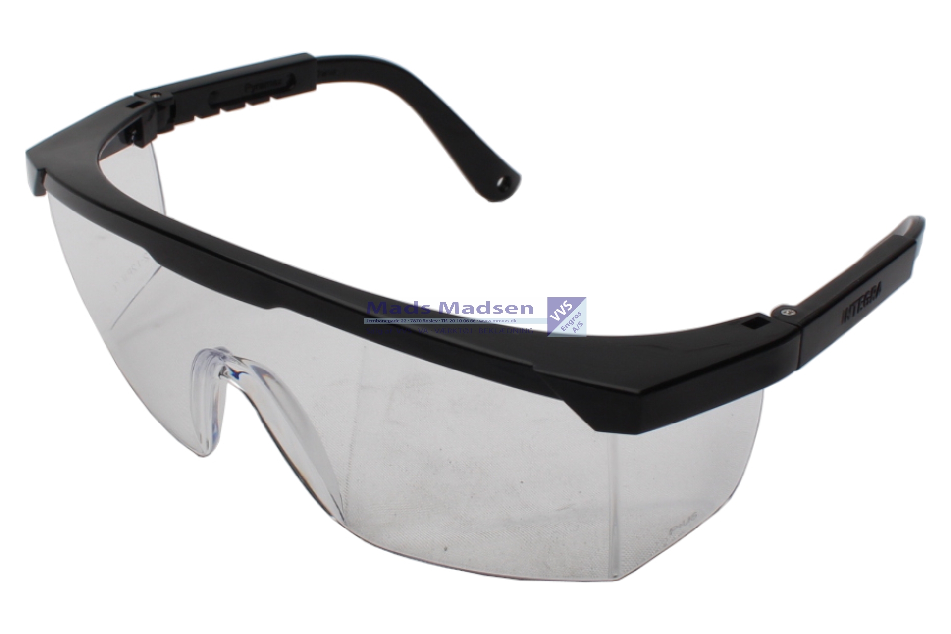 Beskyttelsesbrille Pyramex Integra klar linse 381900 *NETTOPRIS*