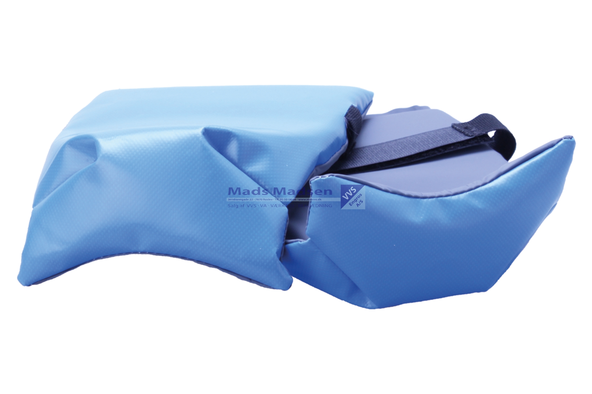 Knæskåner PVC/SKIND m/ velcro 81700 *NETTOPRIS*