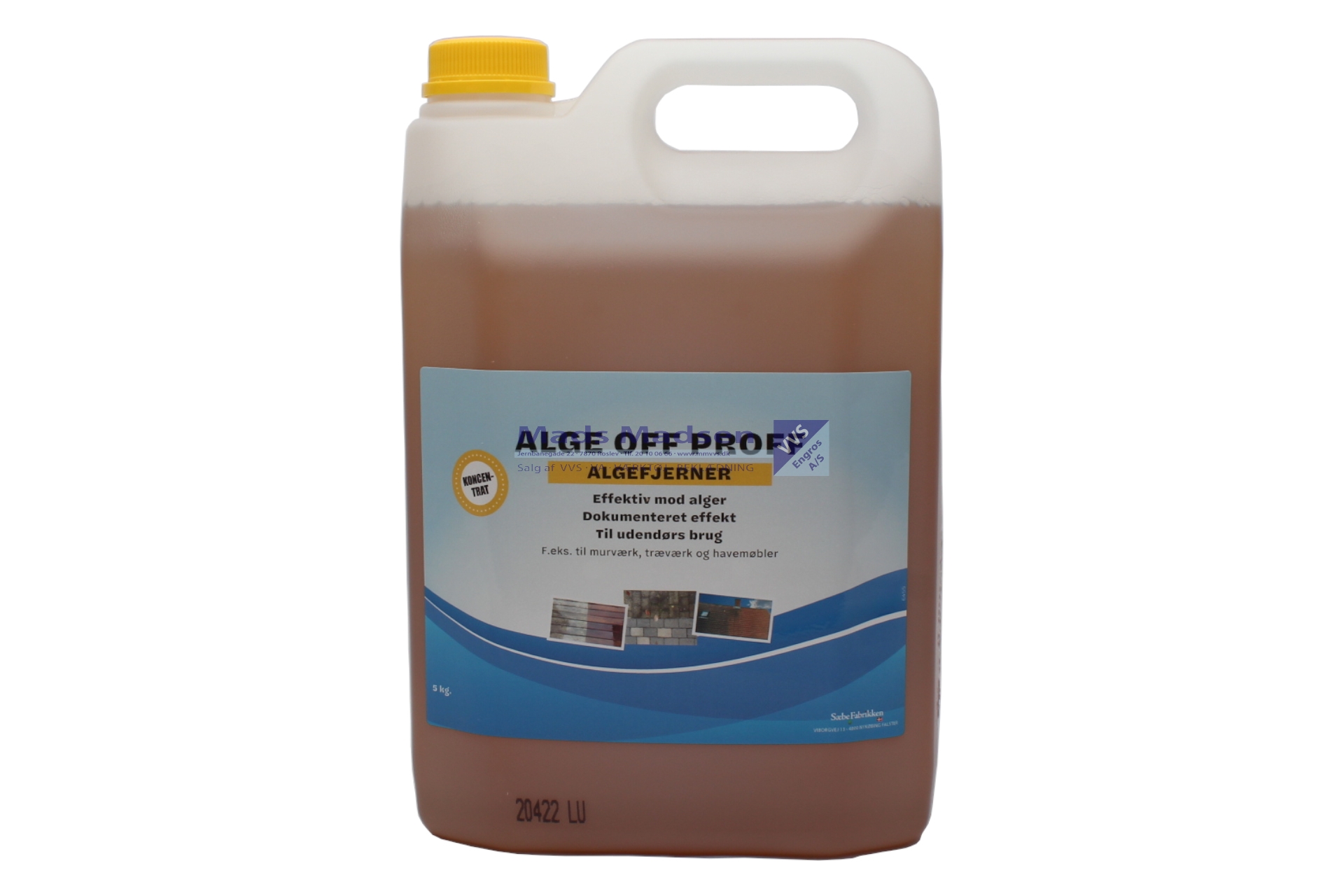 Alge OFF koncentrat 1:17 NC6455 a 5ltr *NETTOPRIS*