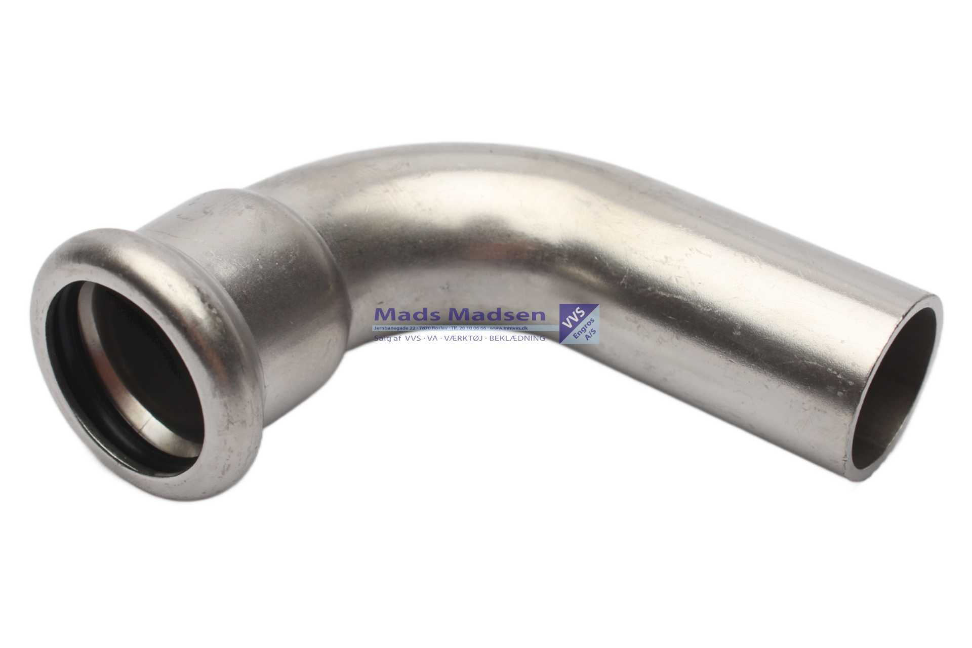 42mm RacMet RF/SF pres bøjn 90° pm/pn M-bakke 316L