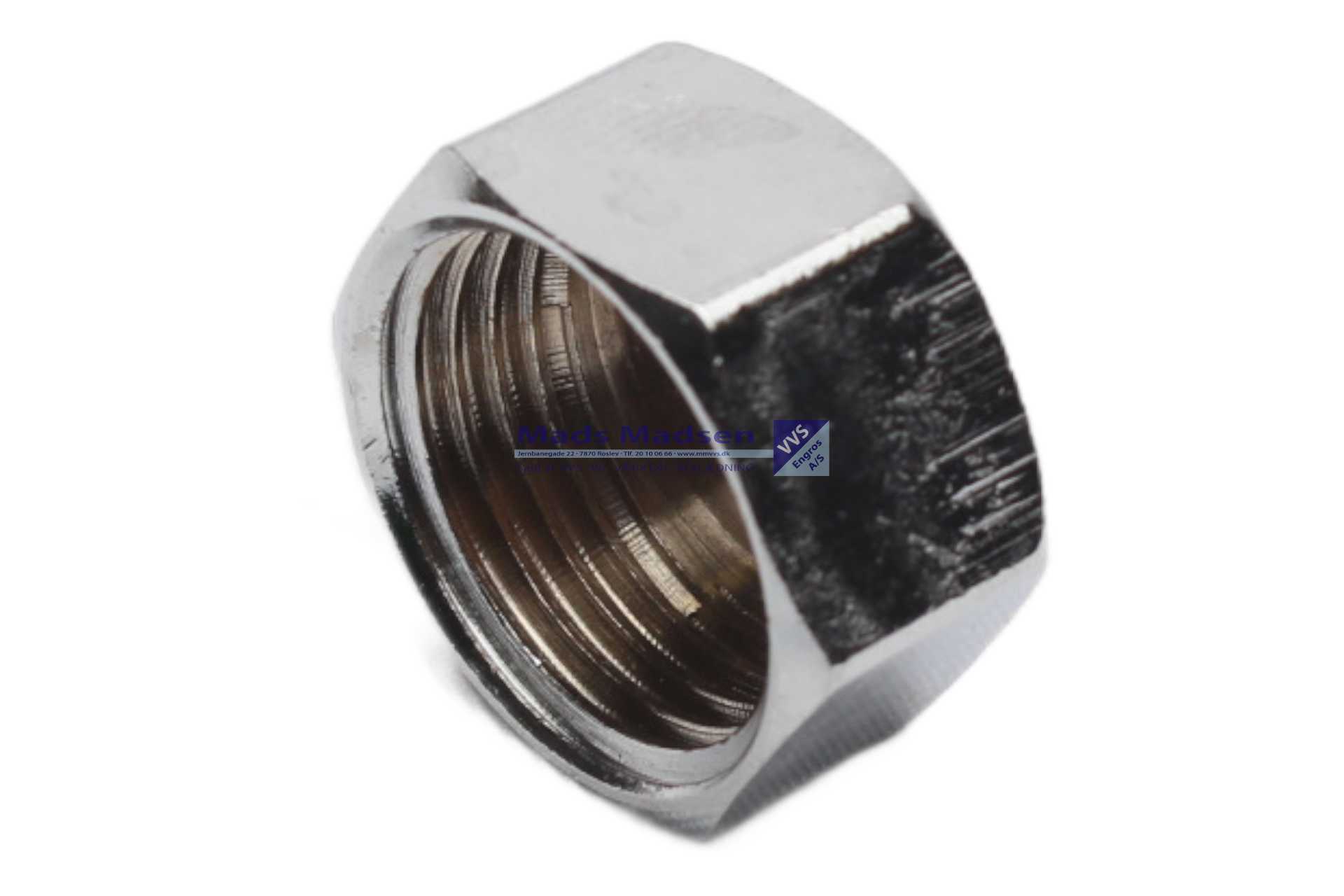 1/2" KROM slutmuffe