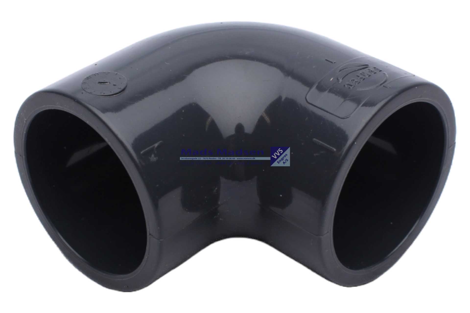 90mm Plasson pvc vinkel