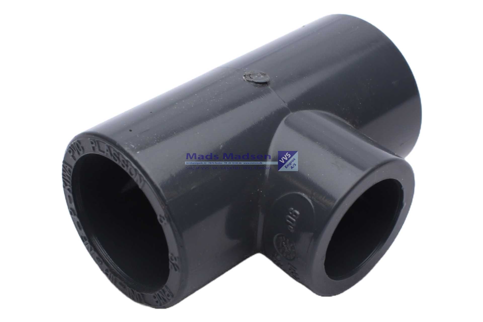 63 x 50 x 63mm Plasson pvc tee