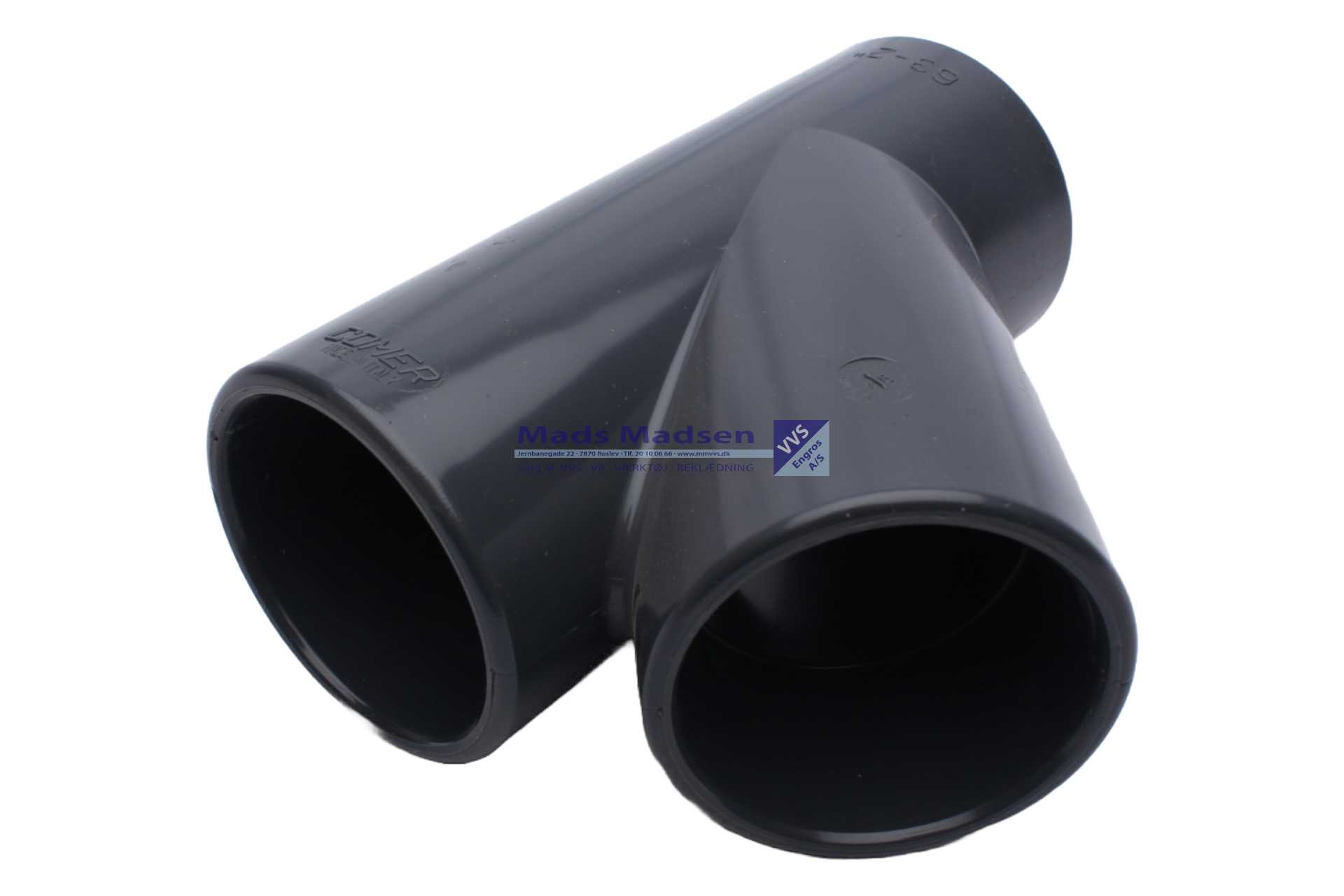 63mm x 45gr Plasson pvc grenrør (comer)
