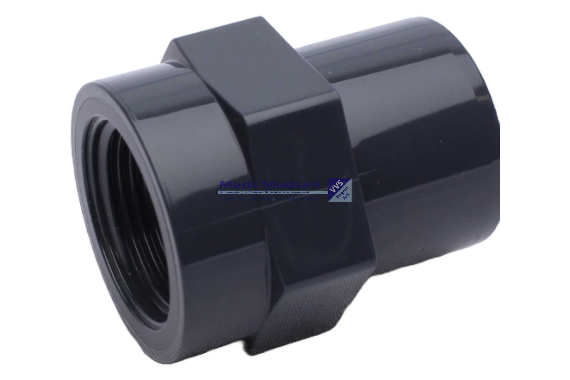 50 x 63mm x 1 1/2" Plasson pvc muffe