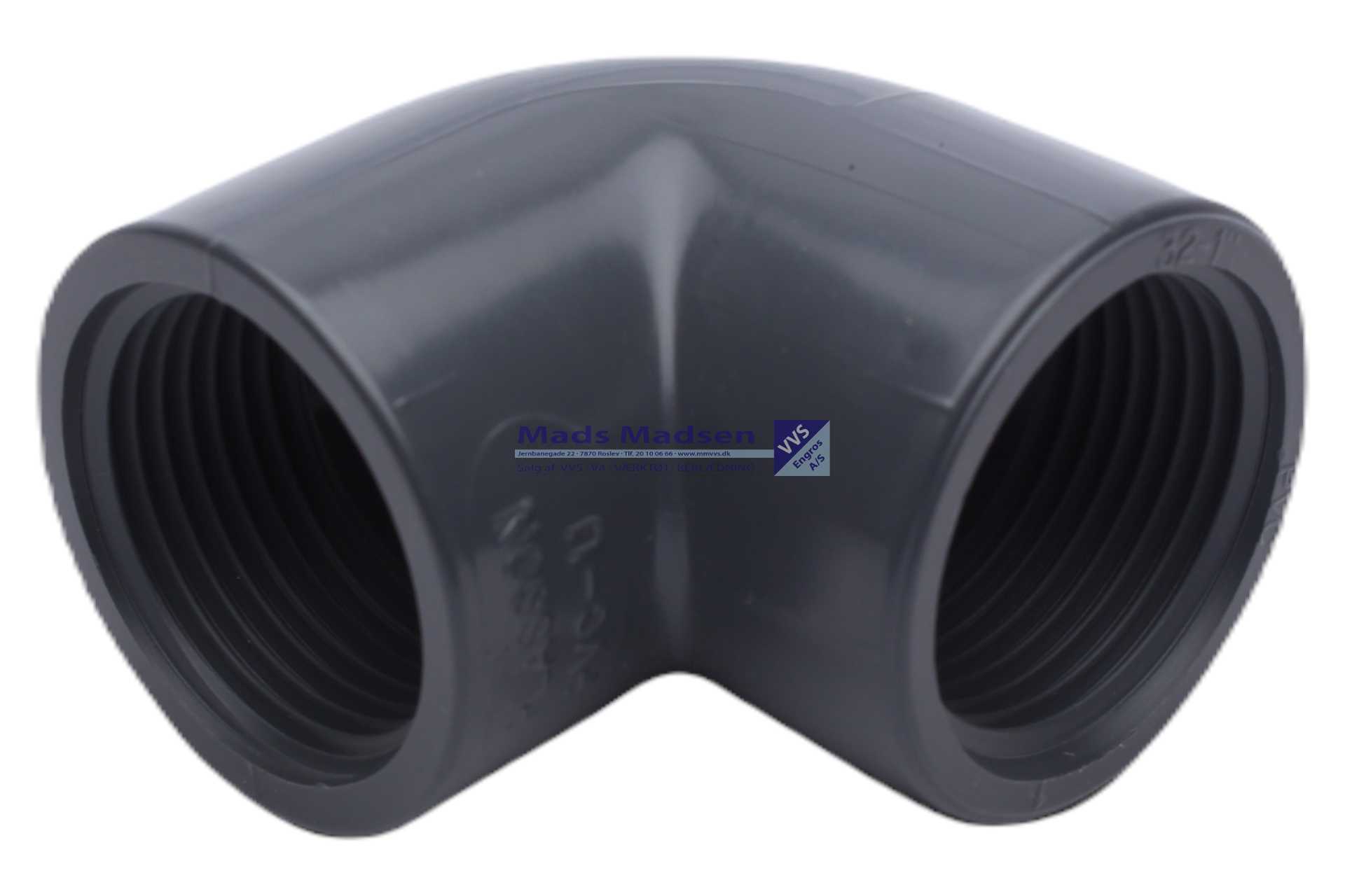 2" Plasson pvc vinkel