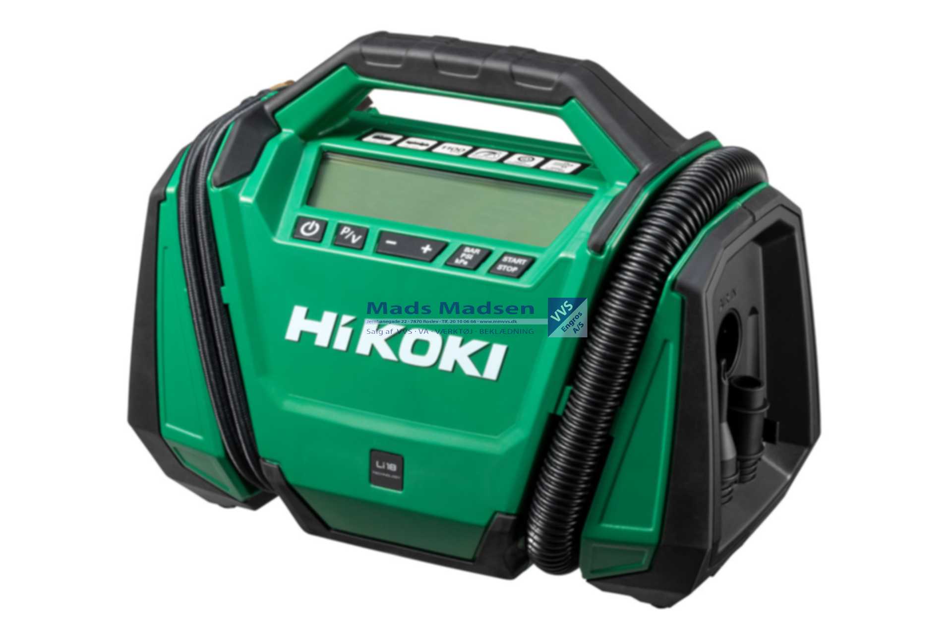 Hitachi / Hikoki Kompressor UP18DA 11Bar TOOL ONLY *NETTOPRIS*