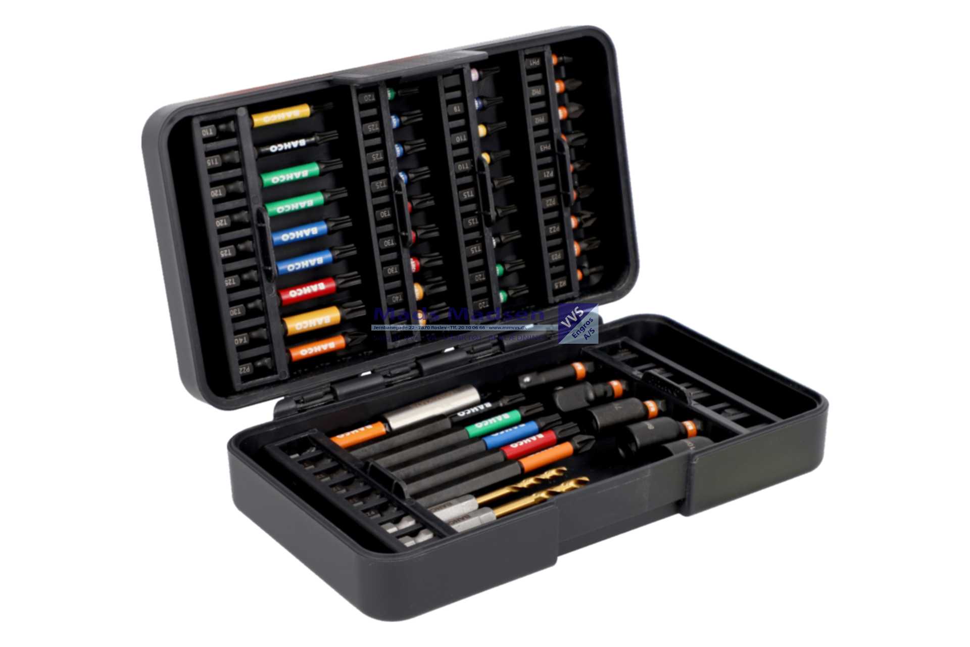 1/4" Slagbits i sæt Bahco 66IM/50C3HSS-1 50 Dele *NETTOPRIS*