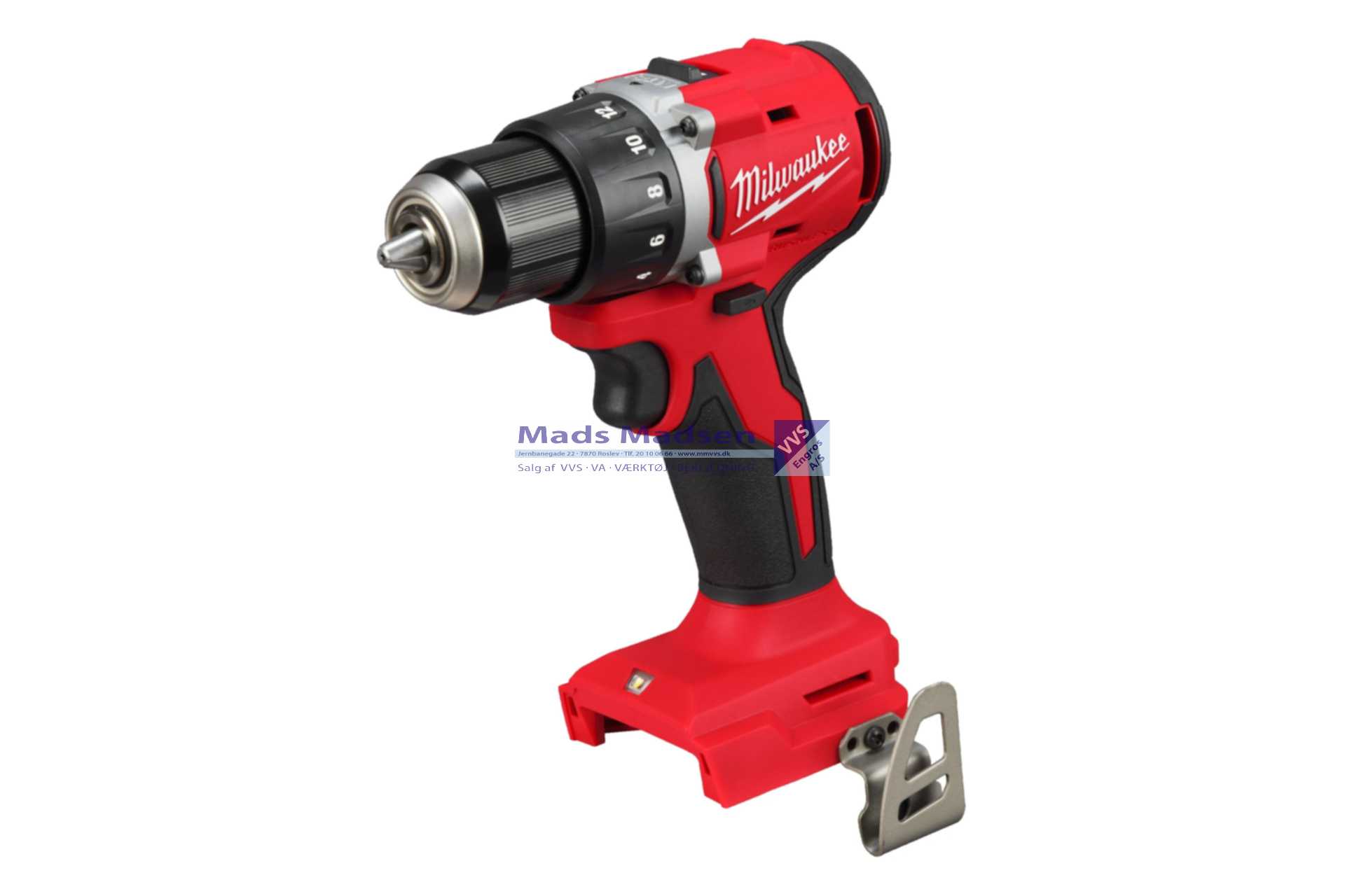Milwaukee M18 Kompakt Kulfri Bore-/Skruemaskine BLDDRC-0 4933492831 (K) *NETTOPRIS*